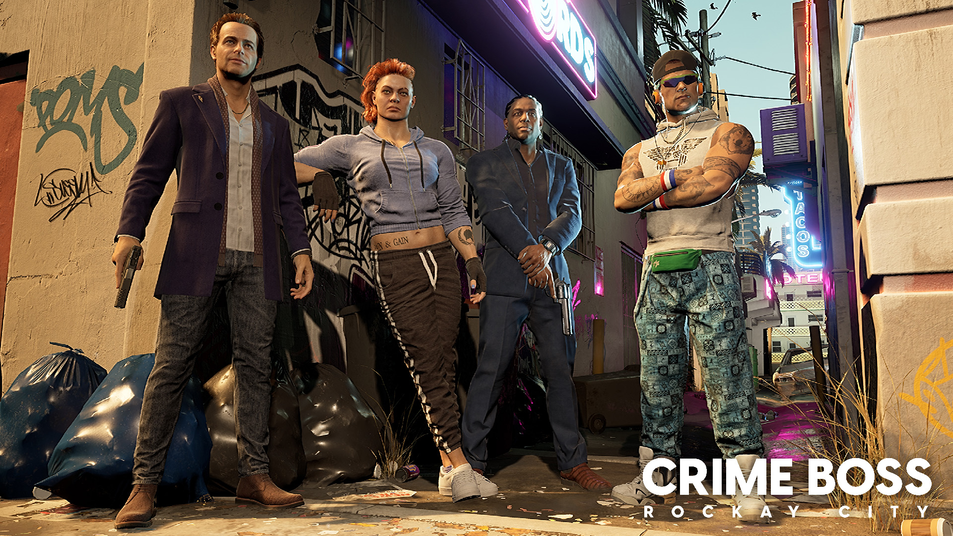 Crime Boss: Rockay City how Ropes, Jupiter, Runaway and the gang found themselves in Rockay City