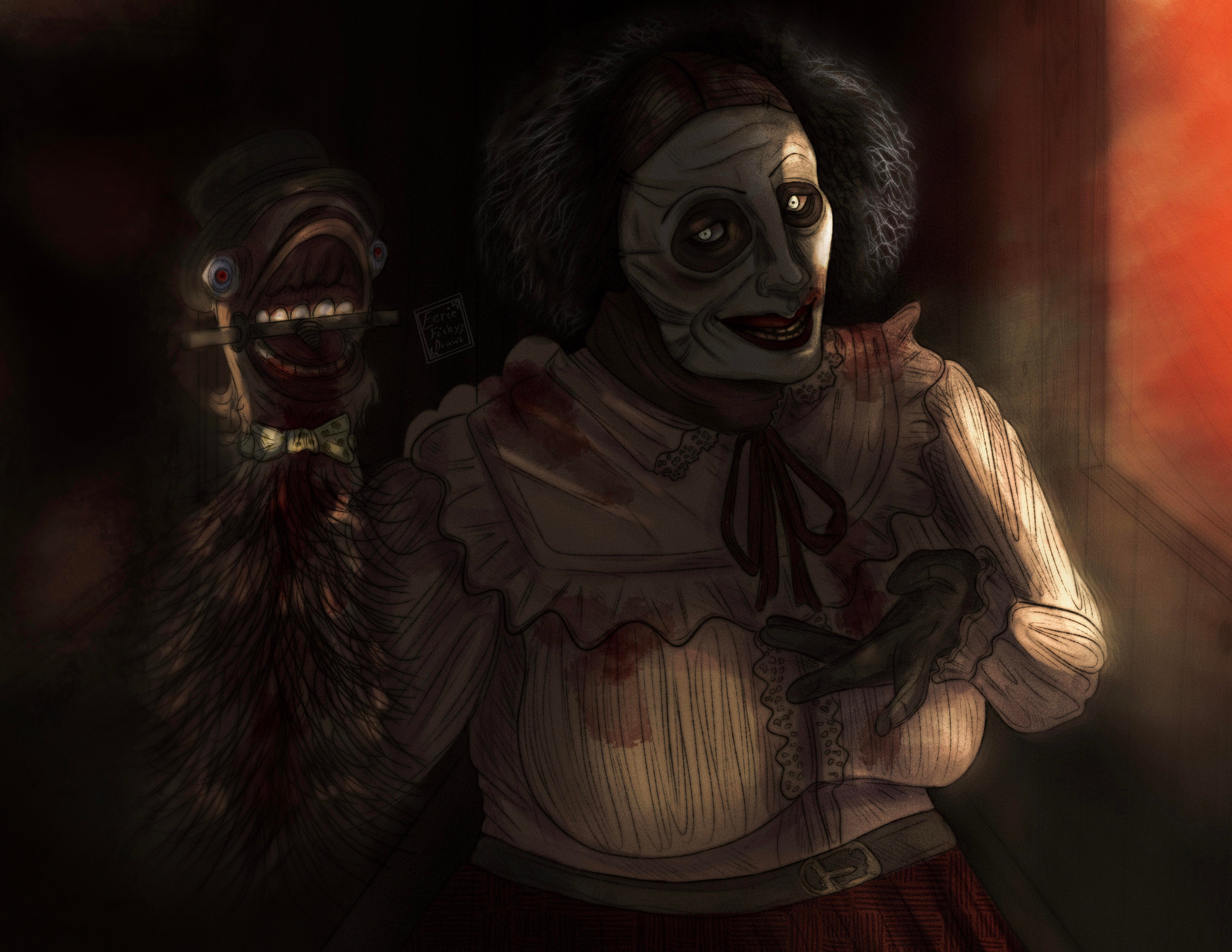Drew Mother Gooseberry from the Outlast Trials, excited to see more of her!
