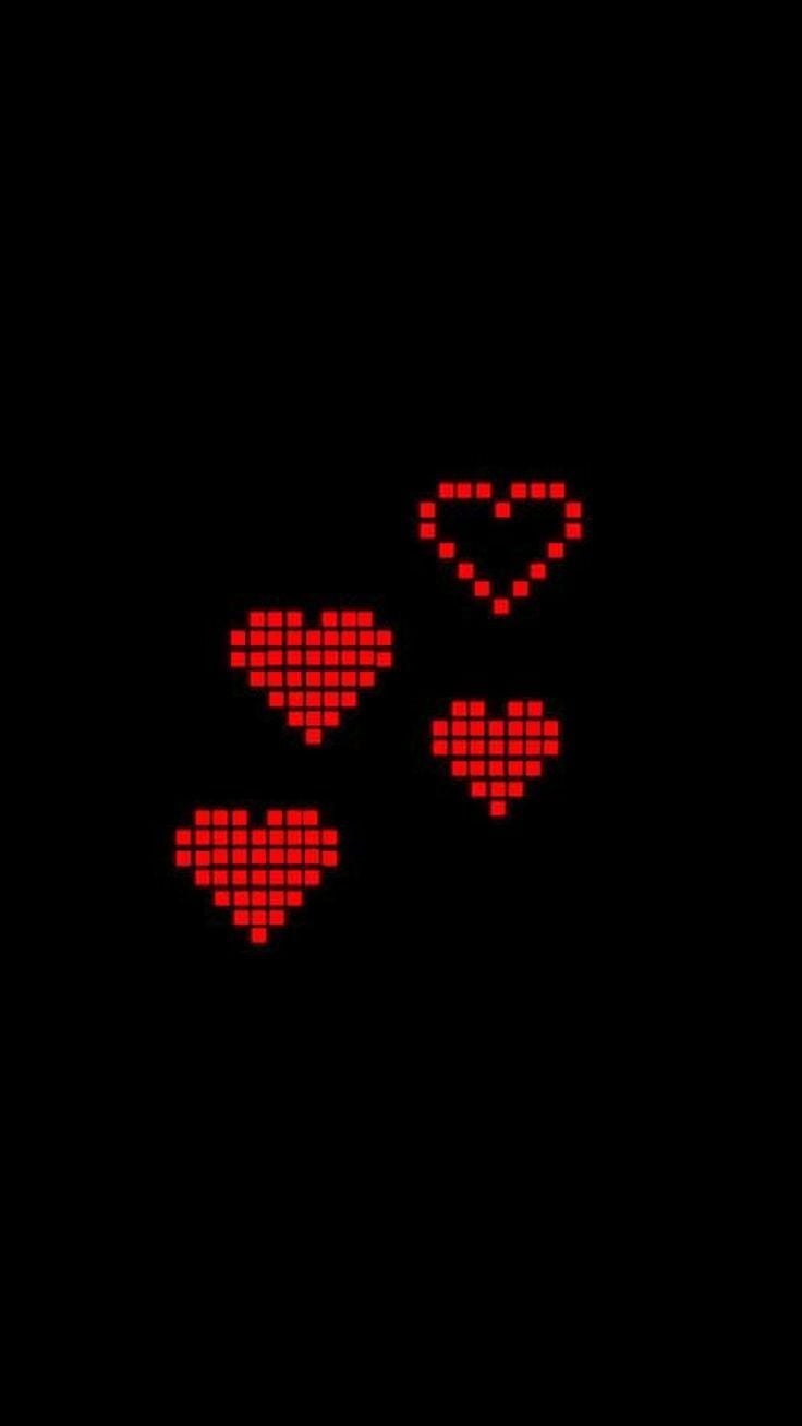 Warped White and Red Y2k Neon LED Lights Heart Background  1 Hour Looped  HD  YouTube