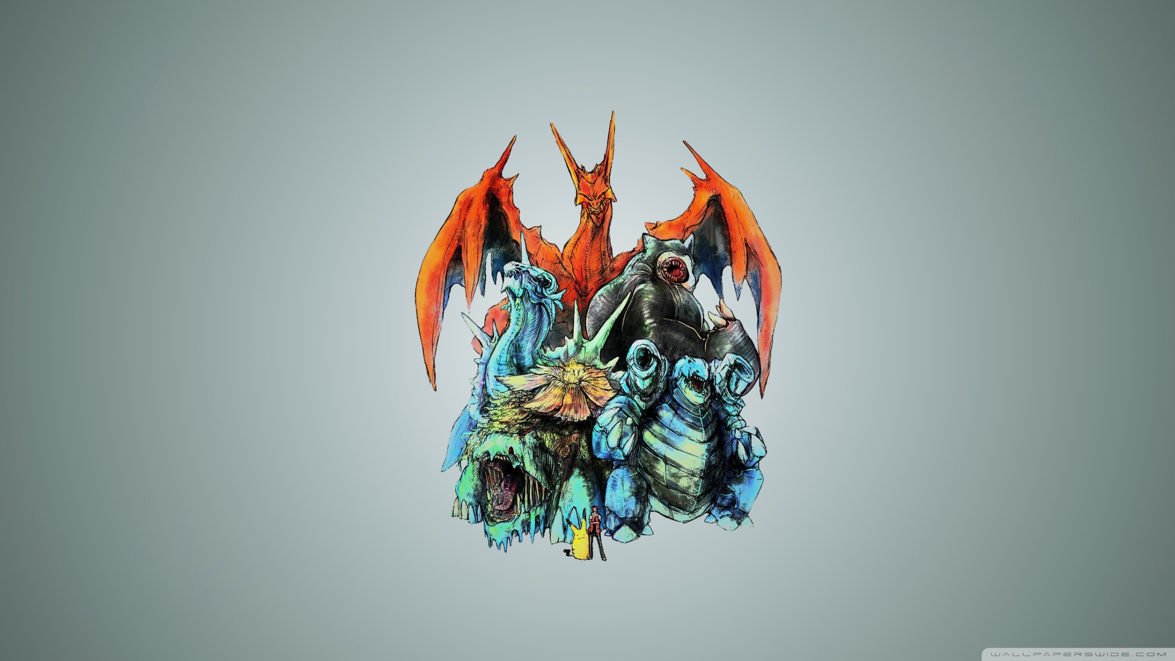 Pokemon Monsters Ultra HD Desktop Background Wallpaper for 4K UHD TV, Multi Display, Dual Monitor, Tablet