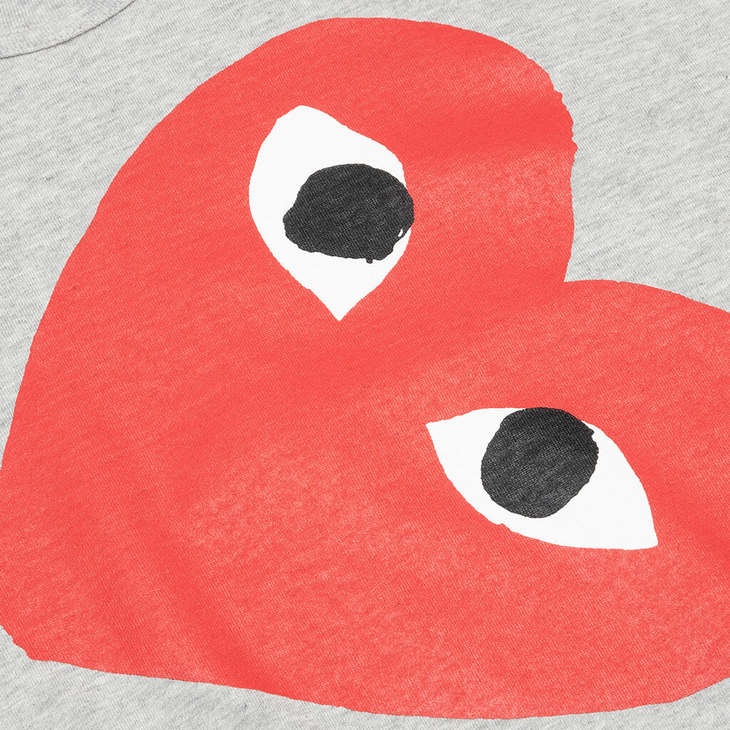 Comme des Garcons PLAY Red Sideways Heart Tee