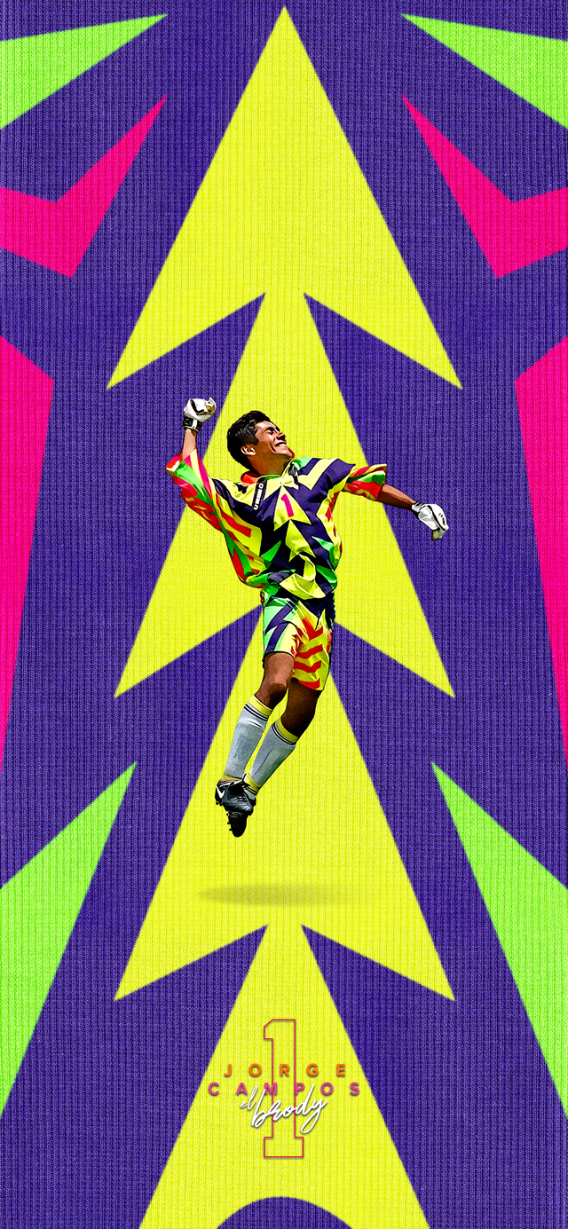Jorge Campos Wallpaper I created this morning as a warmup exercise. My favorite player growing up. Thought I'd share