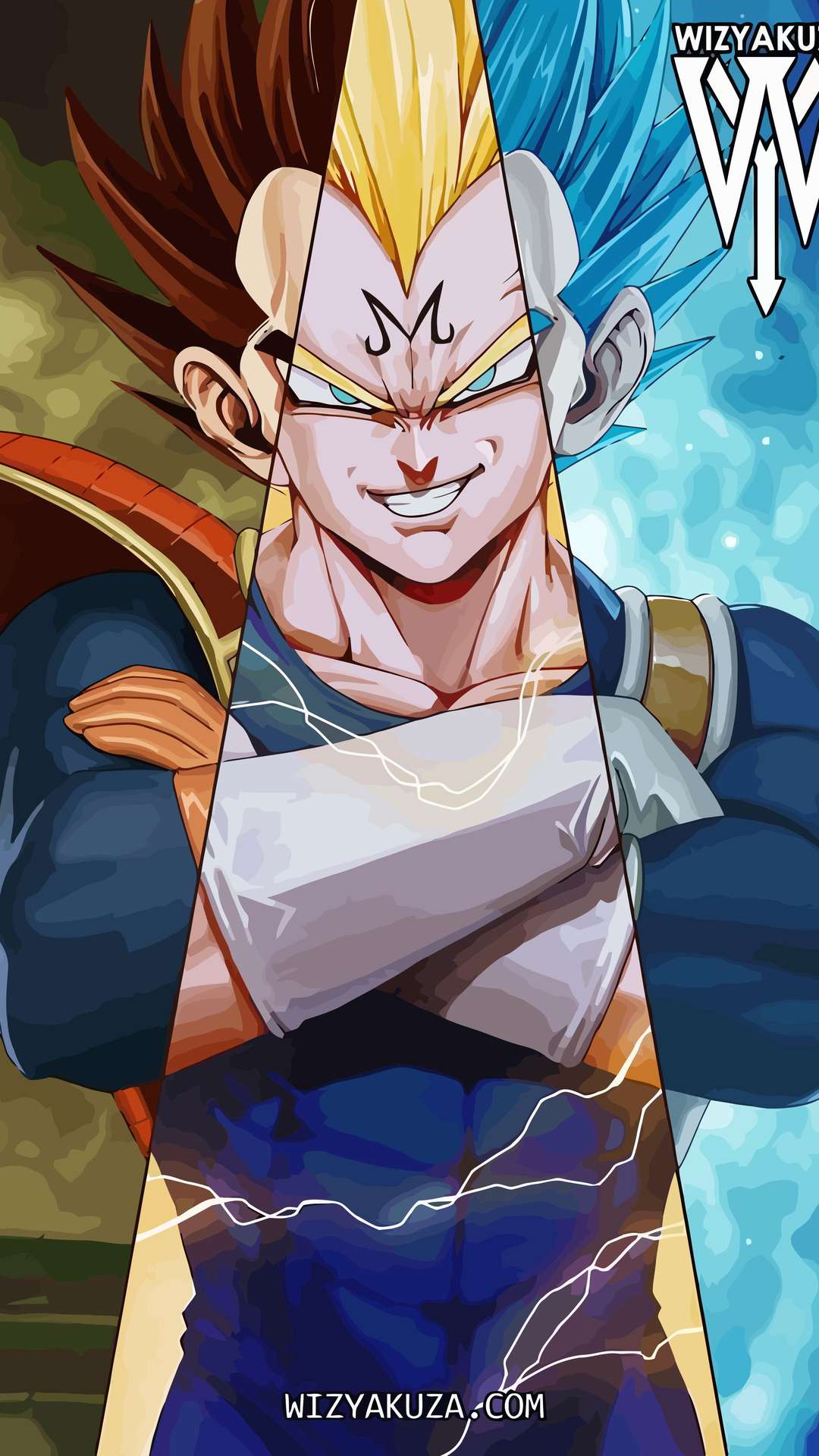Vegeta Wallpaper for iPhone and Android