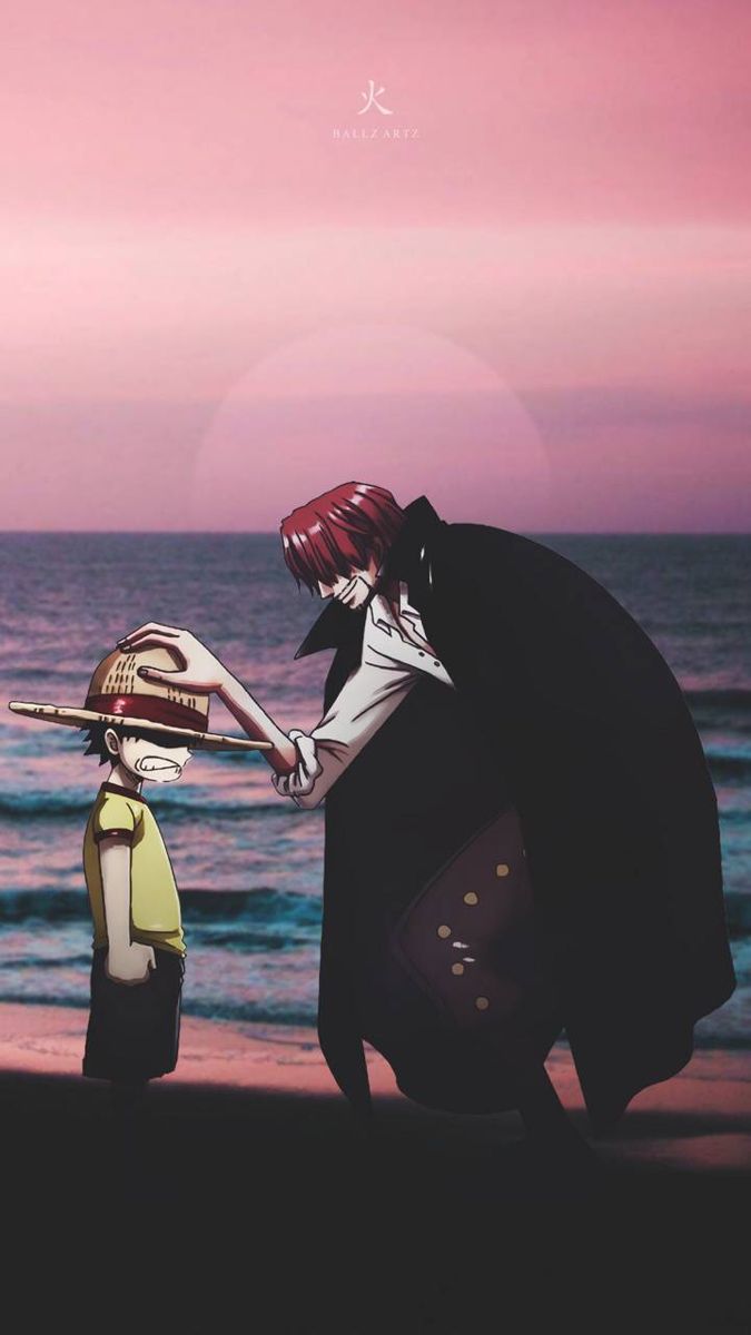 shanks and luffy. Manga anime one piece, Anime scenery, One piece manga