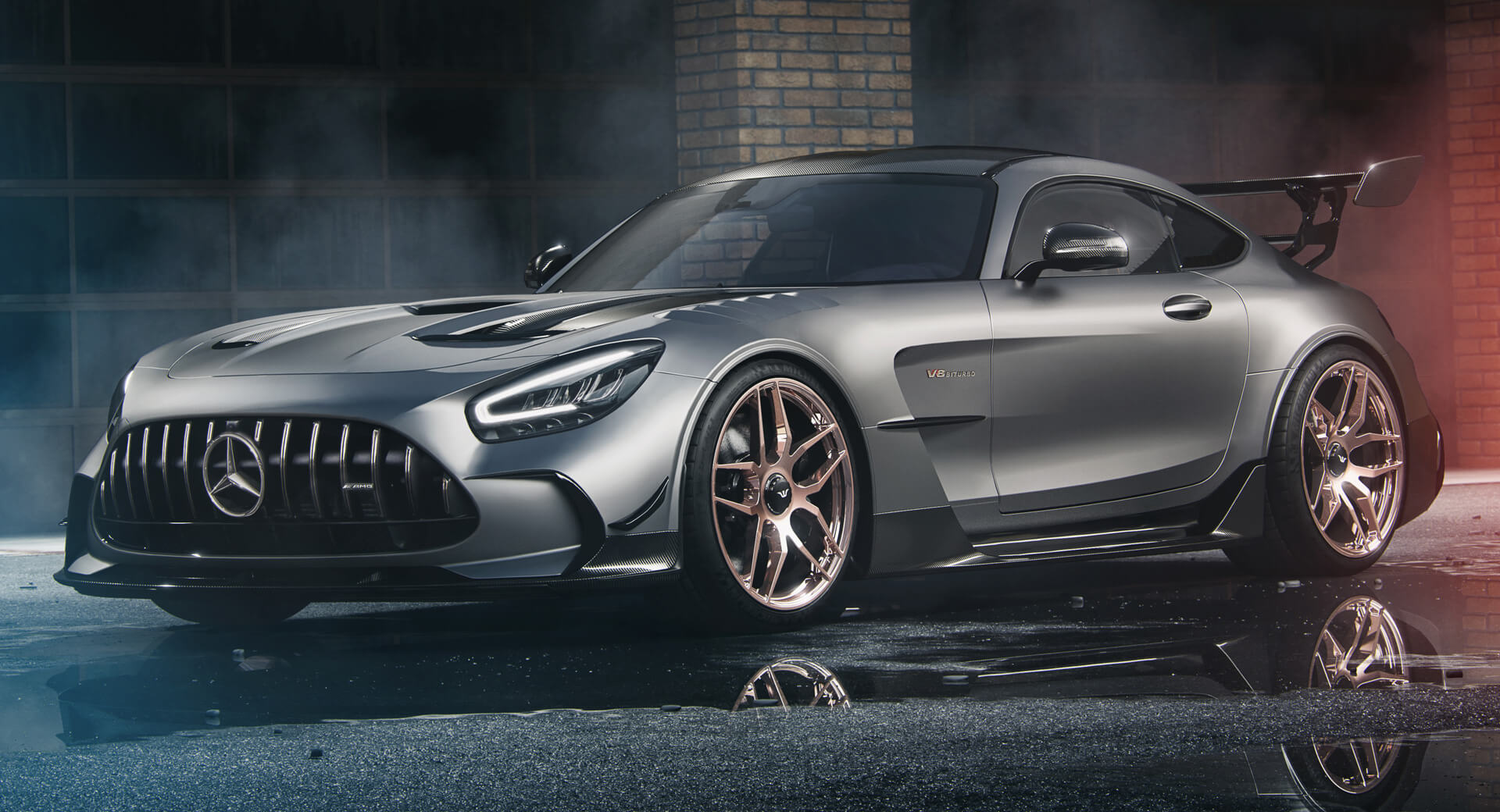 Mercedes AMG GT Black Series Gets 778 HP, $20K Center Locking Wheels