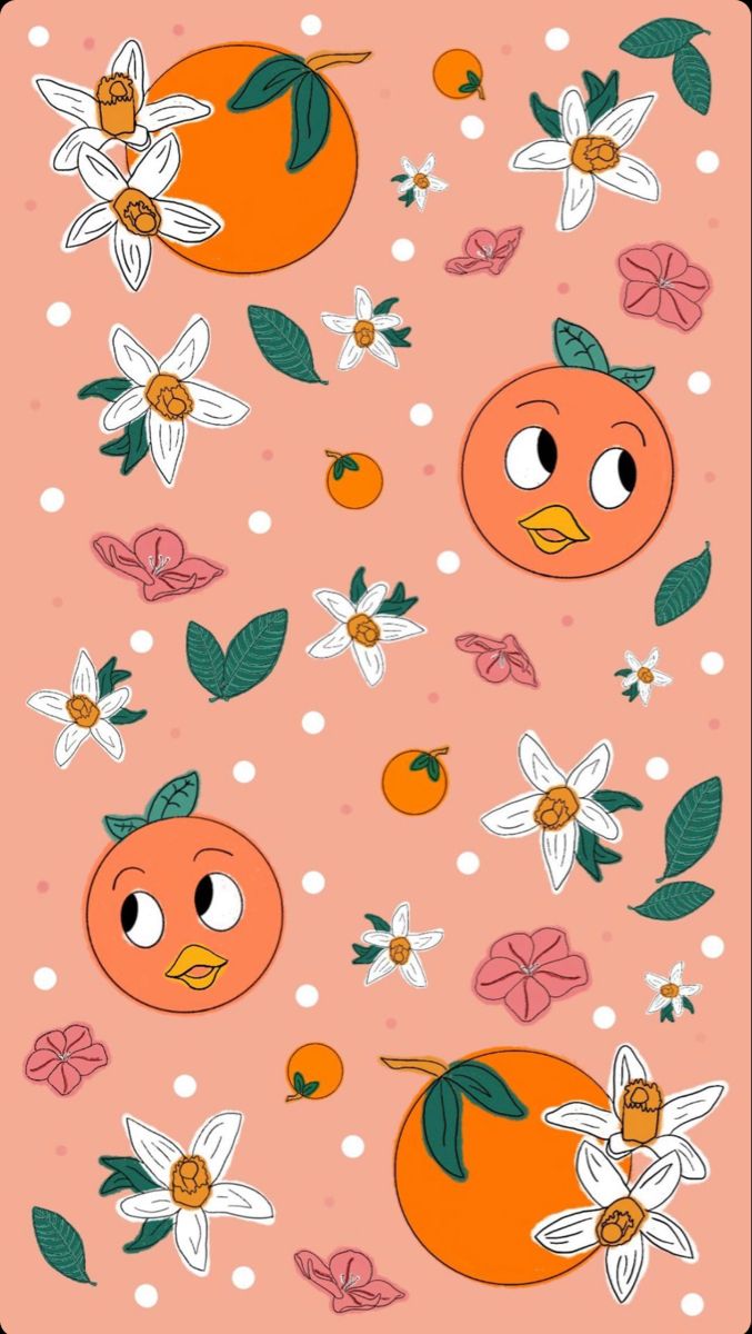 Orange Bird Wallpaper. Snoopy wallpaper, Retro disney, Disney illustration