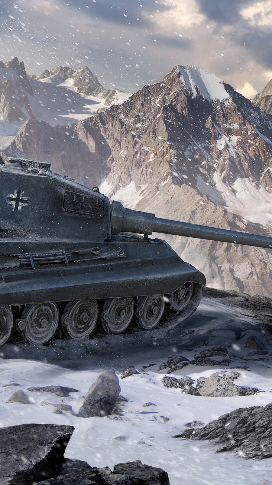 World of tanks king tiger Wallpaper 2k Quad HD