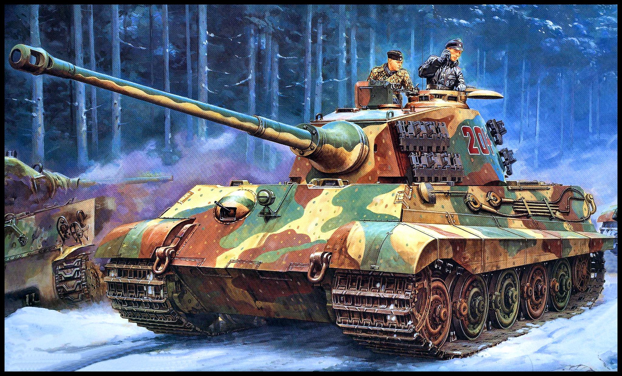 KING TIGER II 001. Tiger tank, Tanks military, Military art