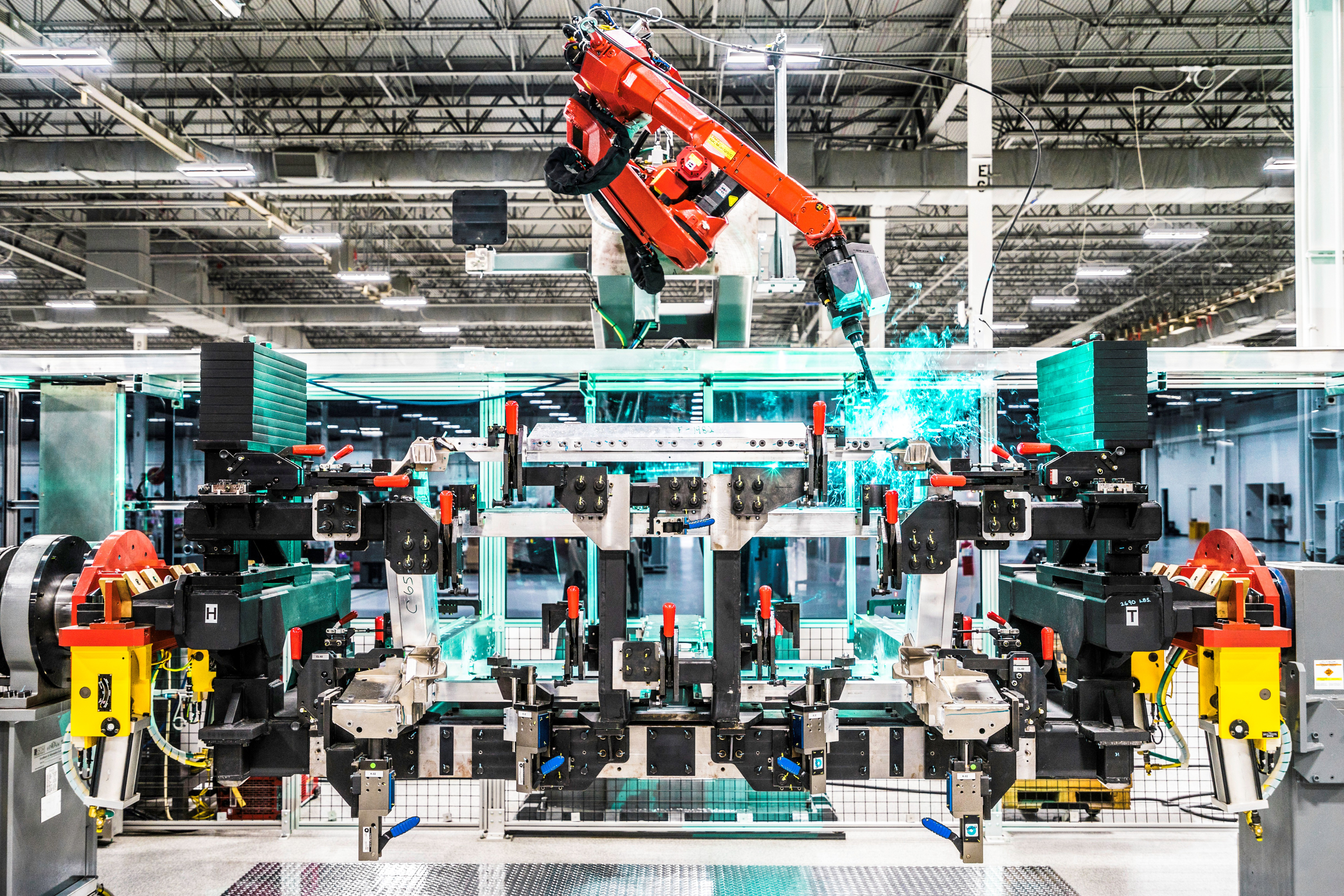 Wallpaper, robot, vehicle, technology, Toy, machine, factory, acura, nsx, netcarshow, netcar, car image, car photo, 2017, race track, manufacturing, mass production 4910x3274