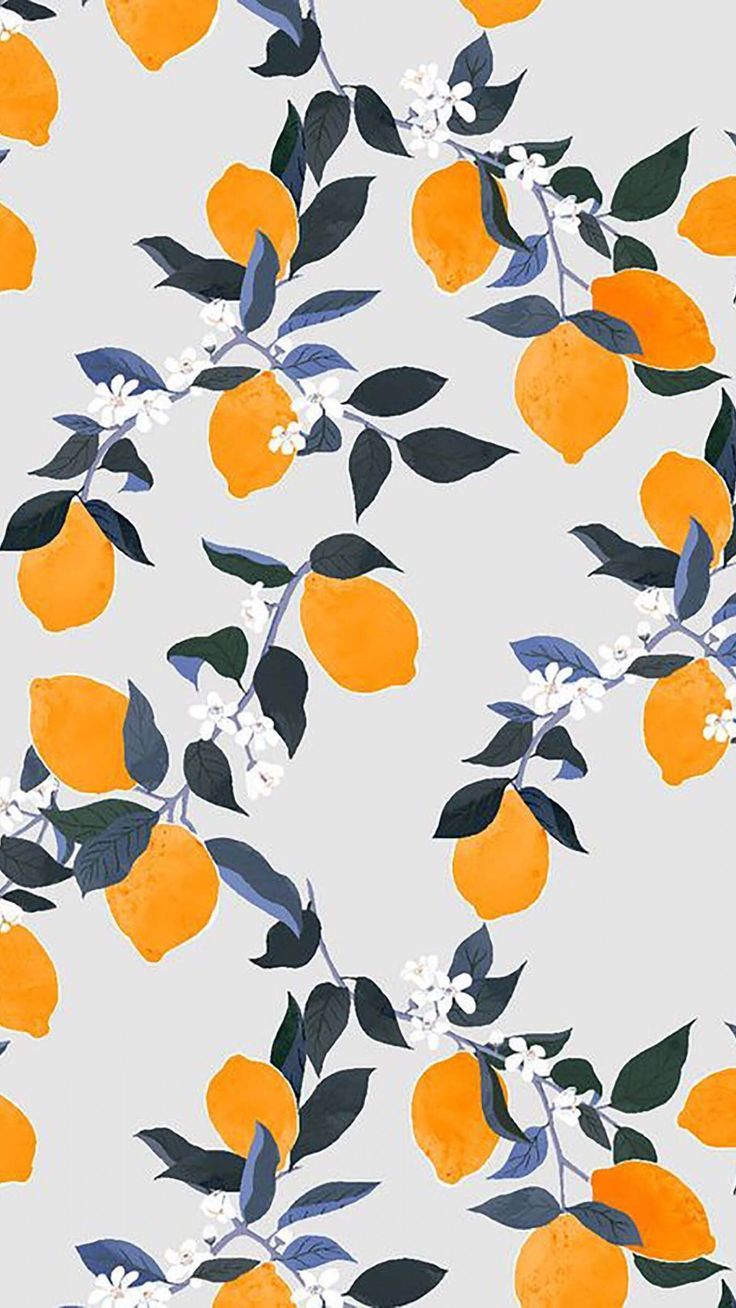 lemon print. Art wallpaper, Illustration art, Cute patterns wallpaper