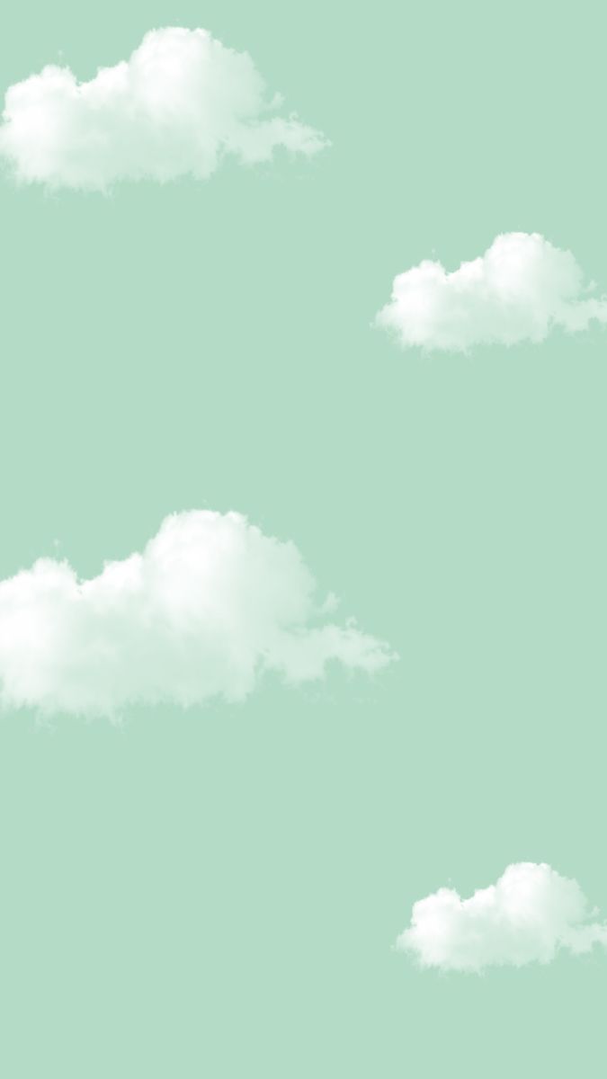 Mint Green Clouds Wallpapers Wallpaper Cave