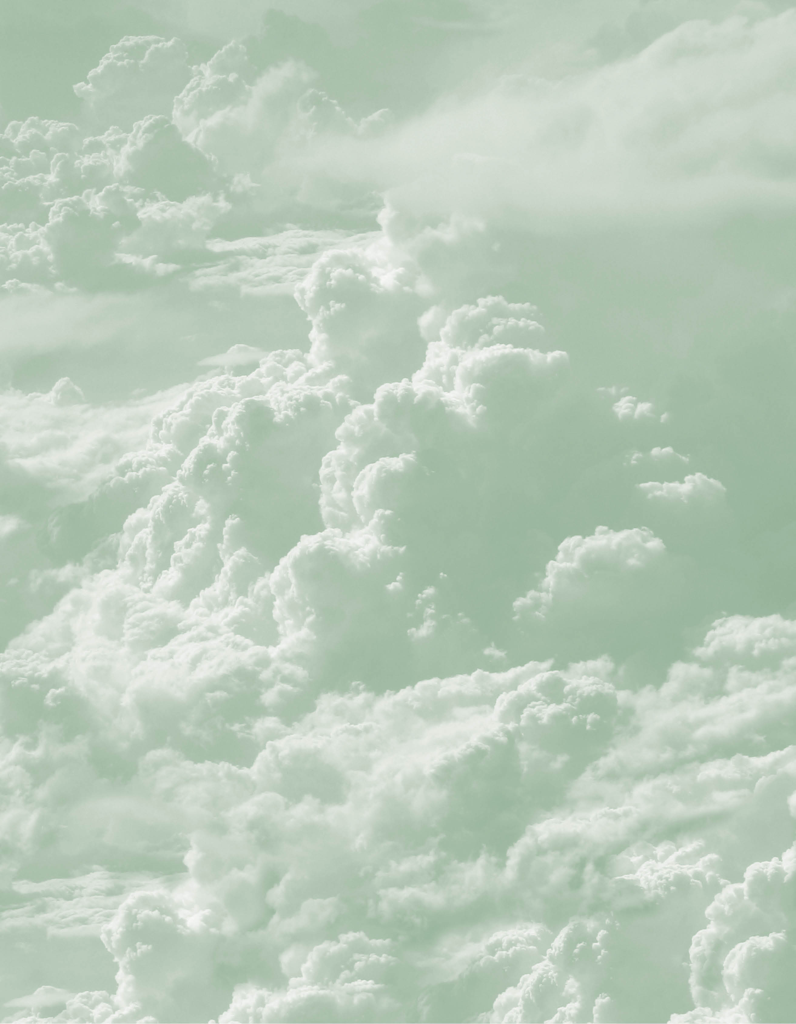 Mint Green Clouds Wallpapers Wallpaper Cave