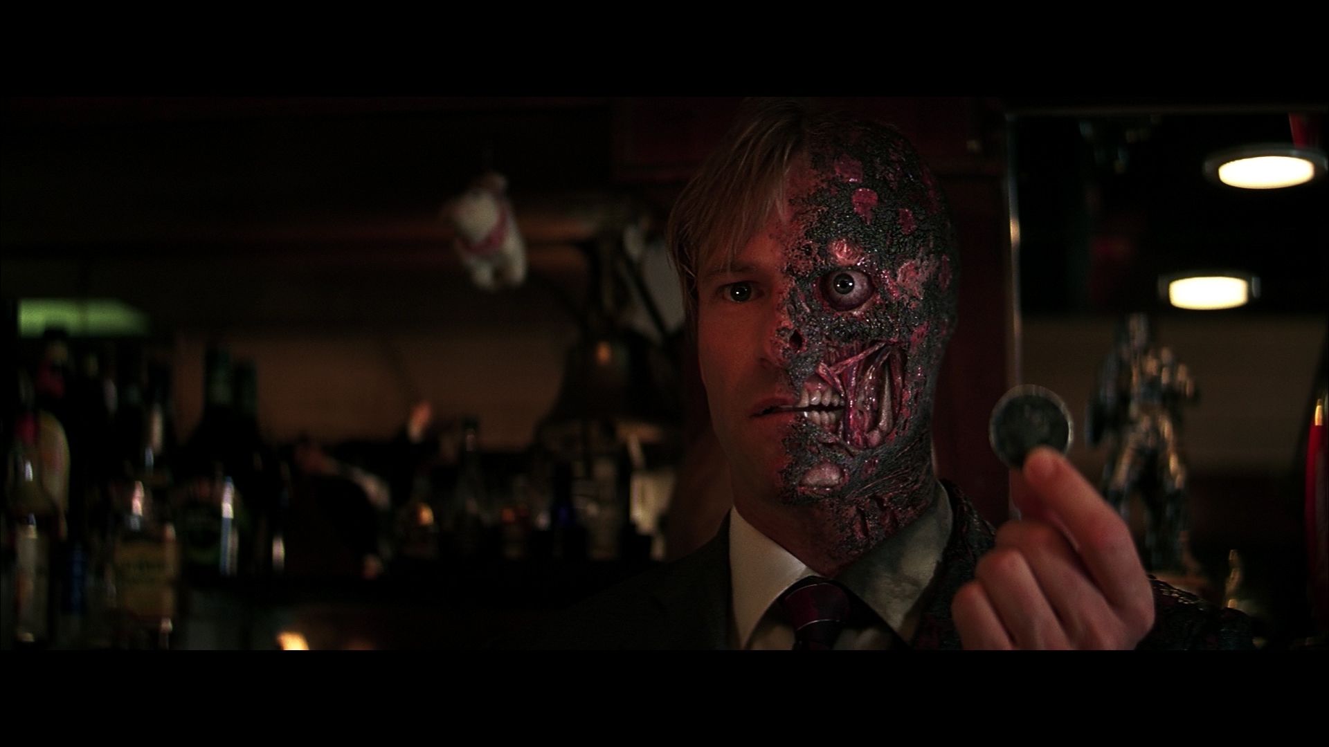 Aaron Eckhart As Two Face. Dark Knight, Two Faces, The Dark Knight Trilogy