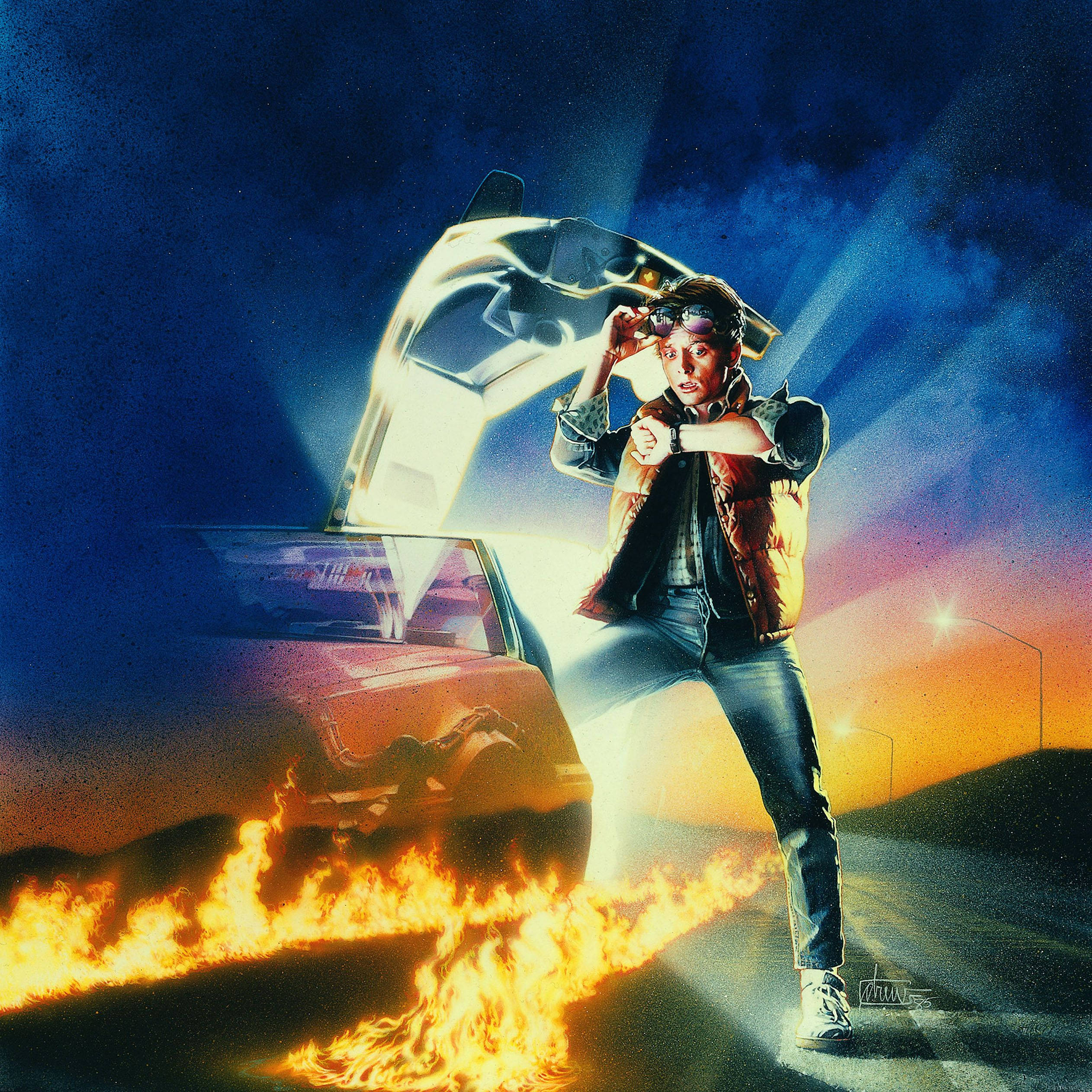 Download Back To The Future 1 Movie Poster Wallpaper