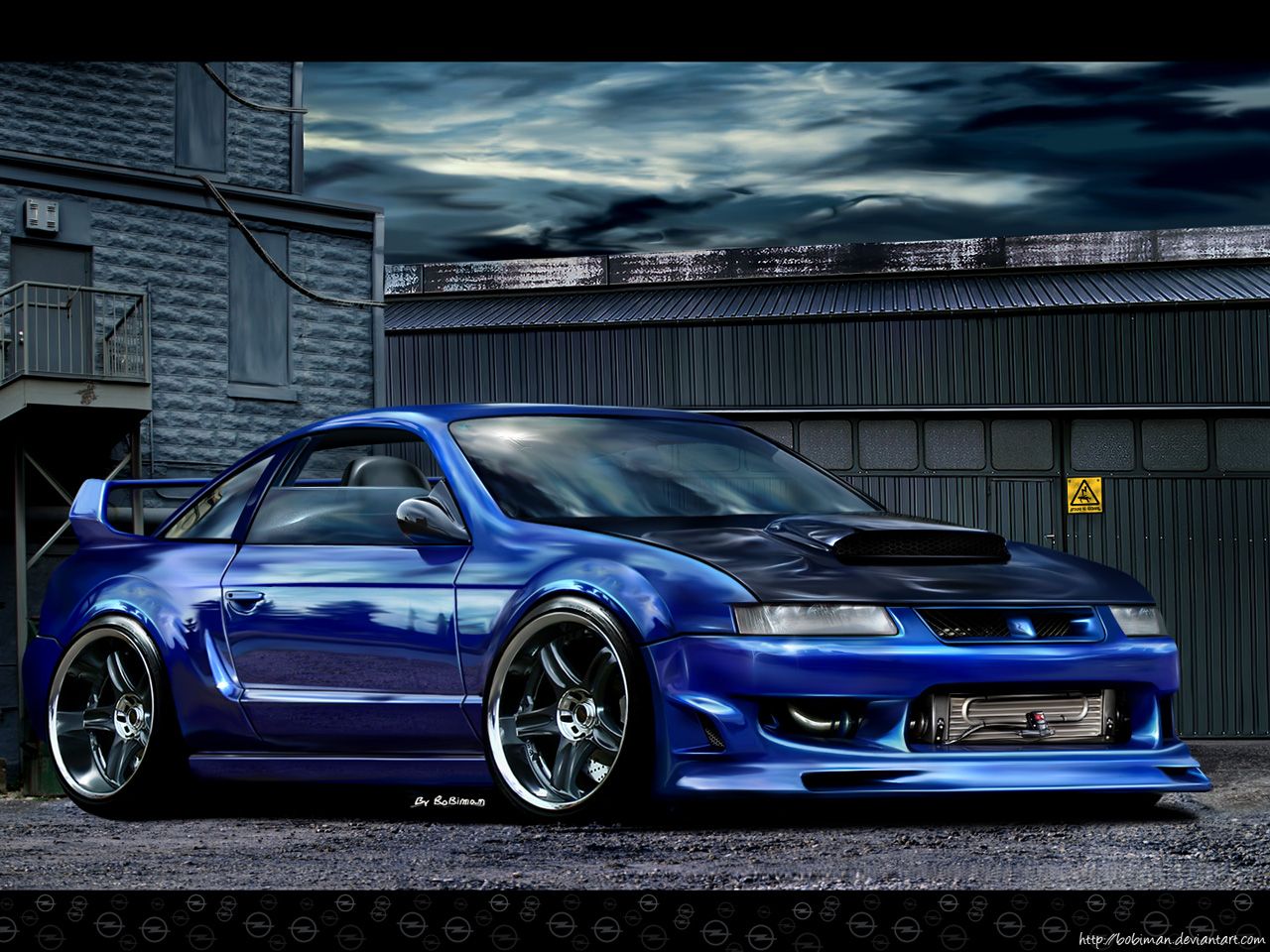 Opel Calibra. Car tuning, Opel, Tuner cars