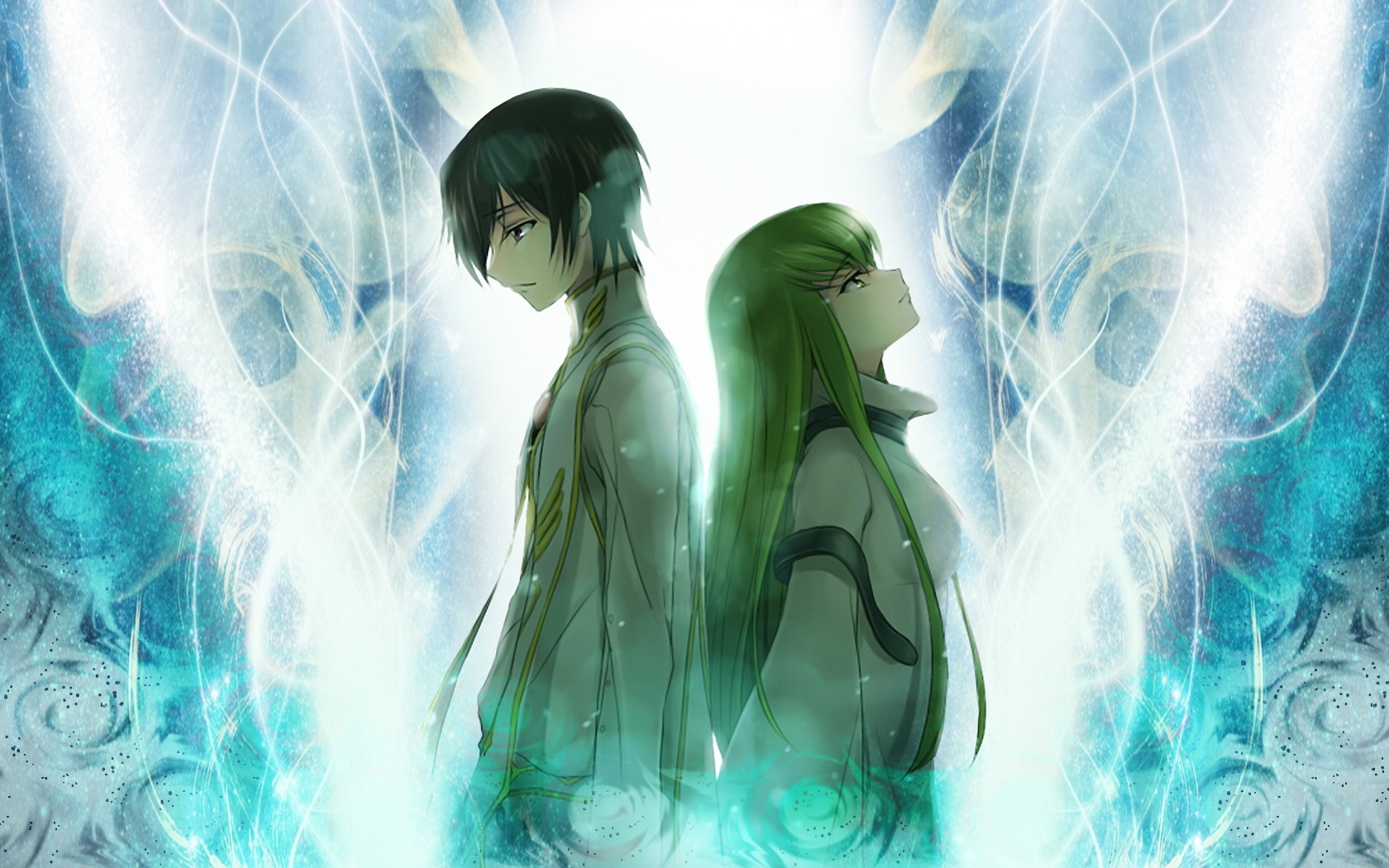 Lamperouge Lelouch, anime, anime girls, Code Geass, C.C. Gallery HD Wallpaper