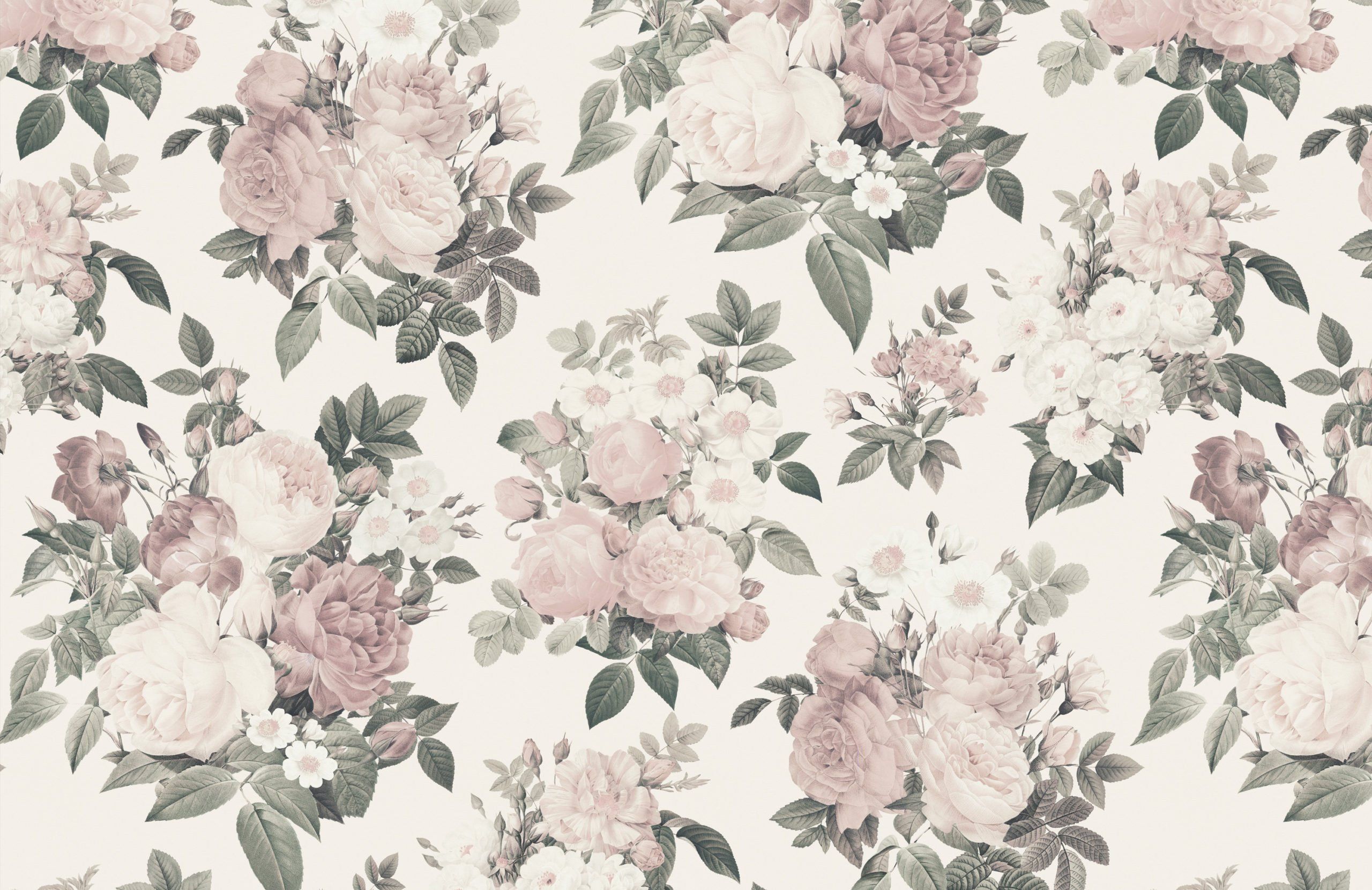Neutral Floral Desktop Wallpaper Free Neutral Floral Desktop Background