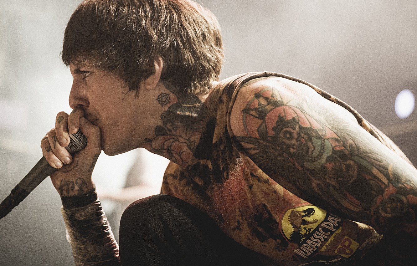 Wallpaper metalcore, singer, Bring me the horizon, Oliver Sykes image for desktop, section музыка