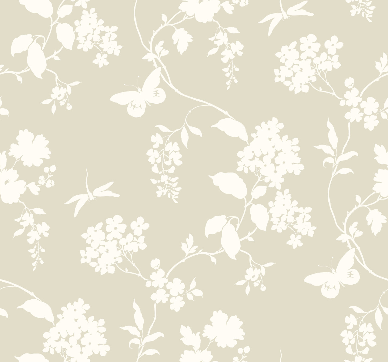 Ashford House SW7516 Vines Wallpaper Neutral