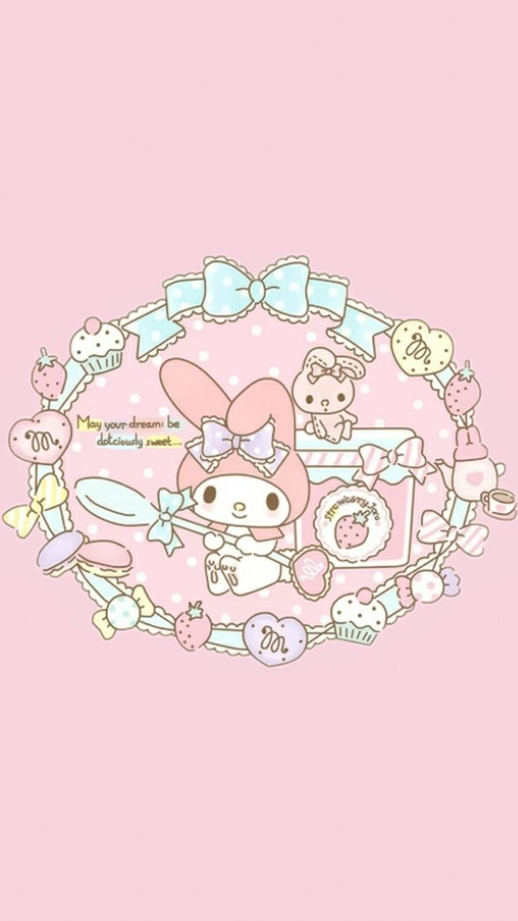 My Melody BG. Hello kitty wallpaper, My melody wallpaper, Kitty wallpaper