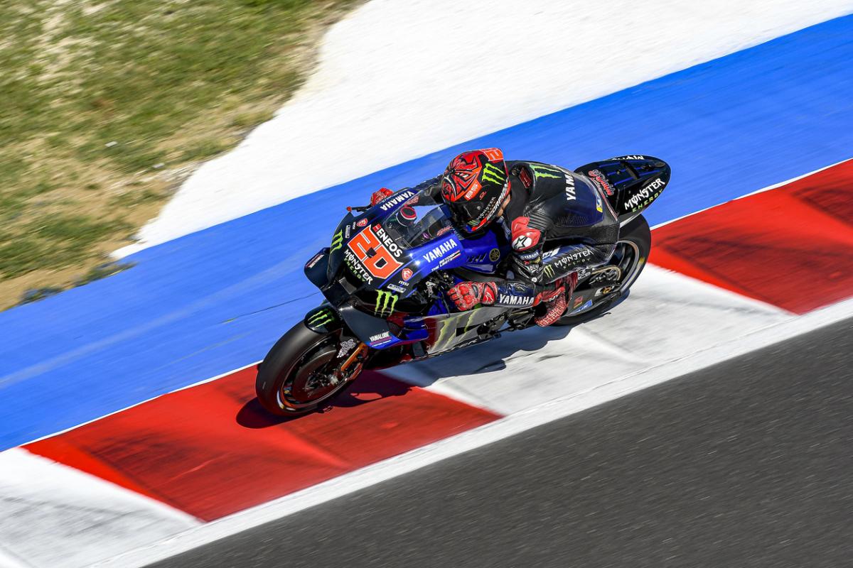 MotoGP Misano Test: Fabio Quartararo 'happy' with 2023 Yamaha engine, new chassis