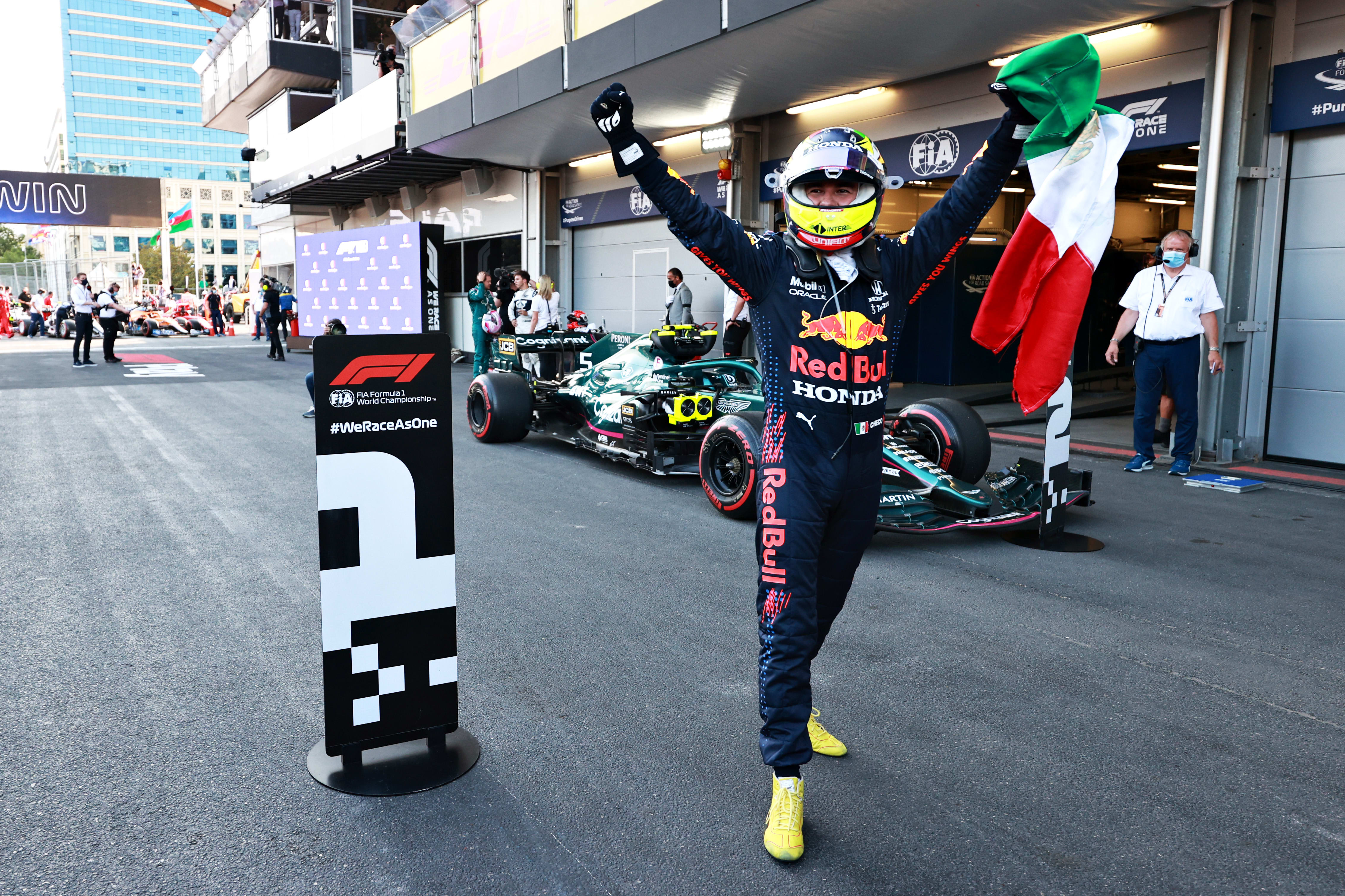 Sergio Perez Takes Win In Azerbaijan Grand Prix