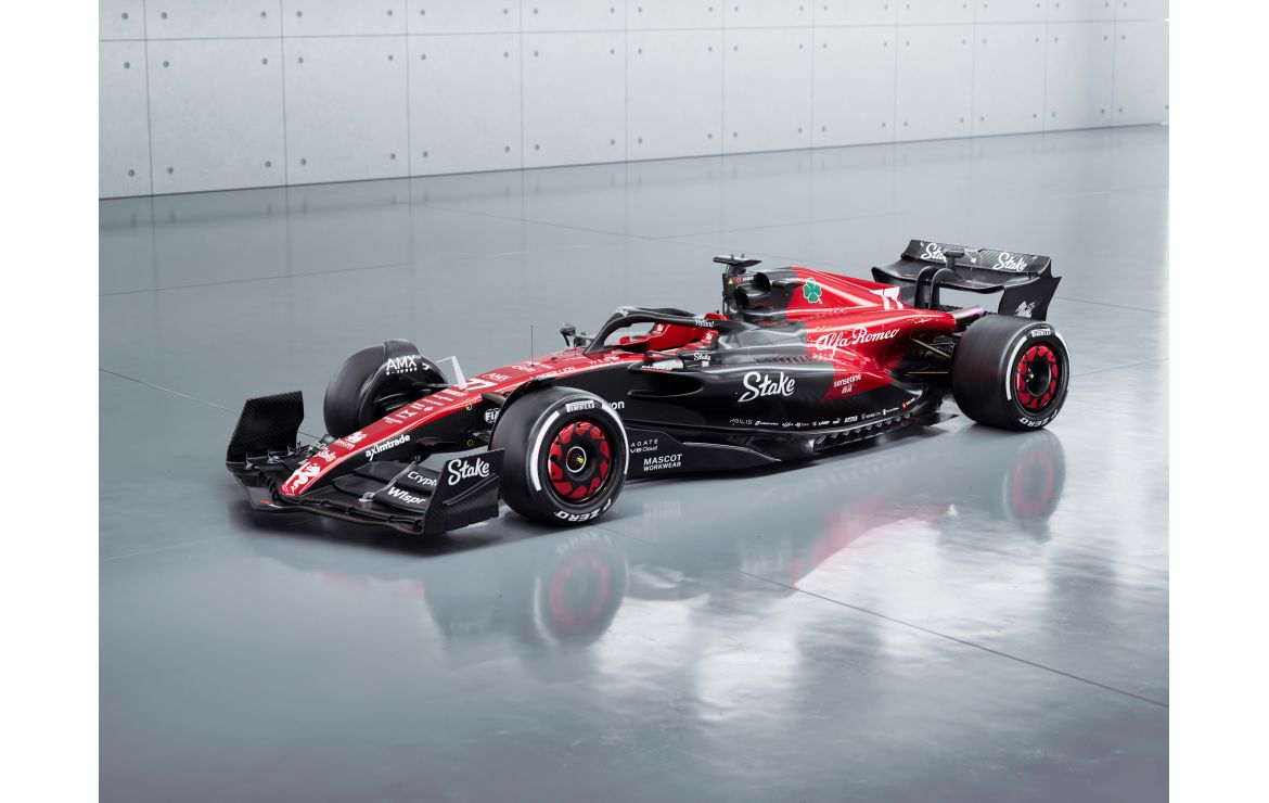 Alfa Romeo F1 Team Stake unveils the C43. New livery designed by Alfa Romeo's Centro Stile