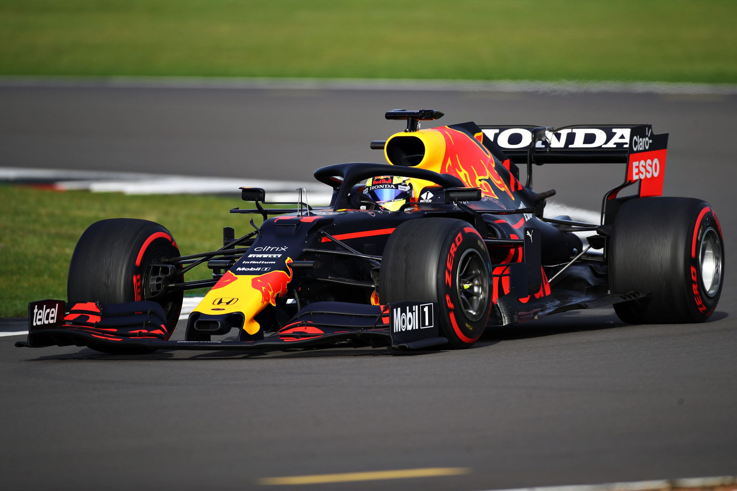 Perez turns first Red Bull F1 laps at Silverstone