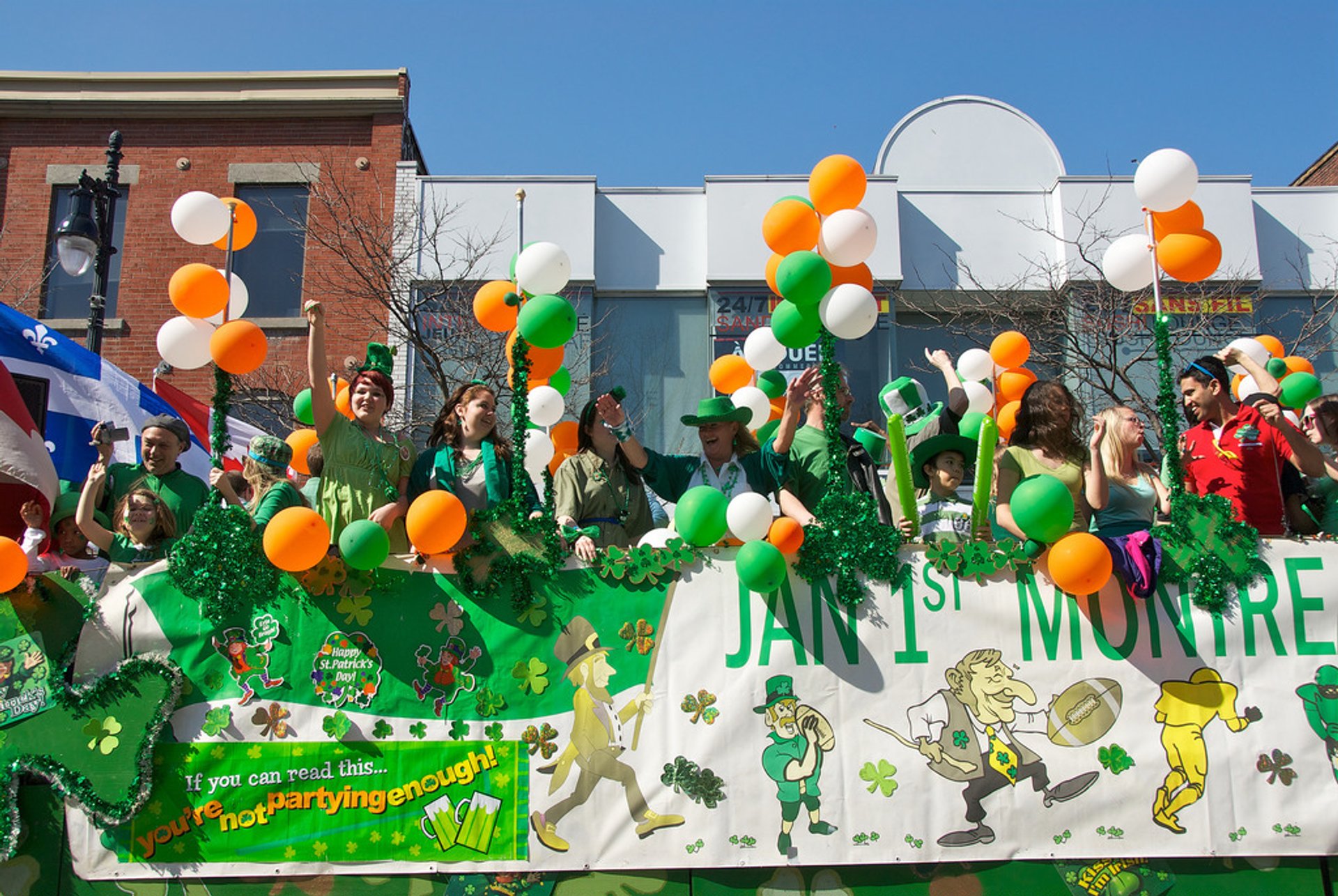 St. Patrick's Parade 2023 in Montreal