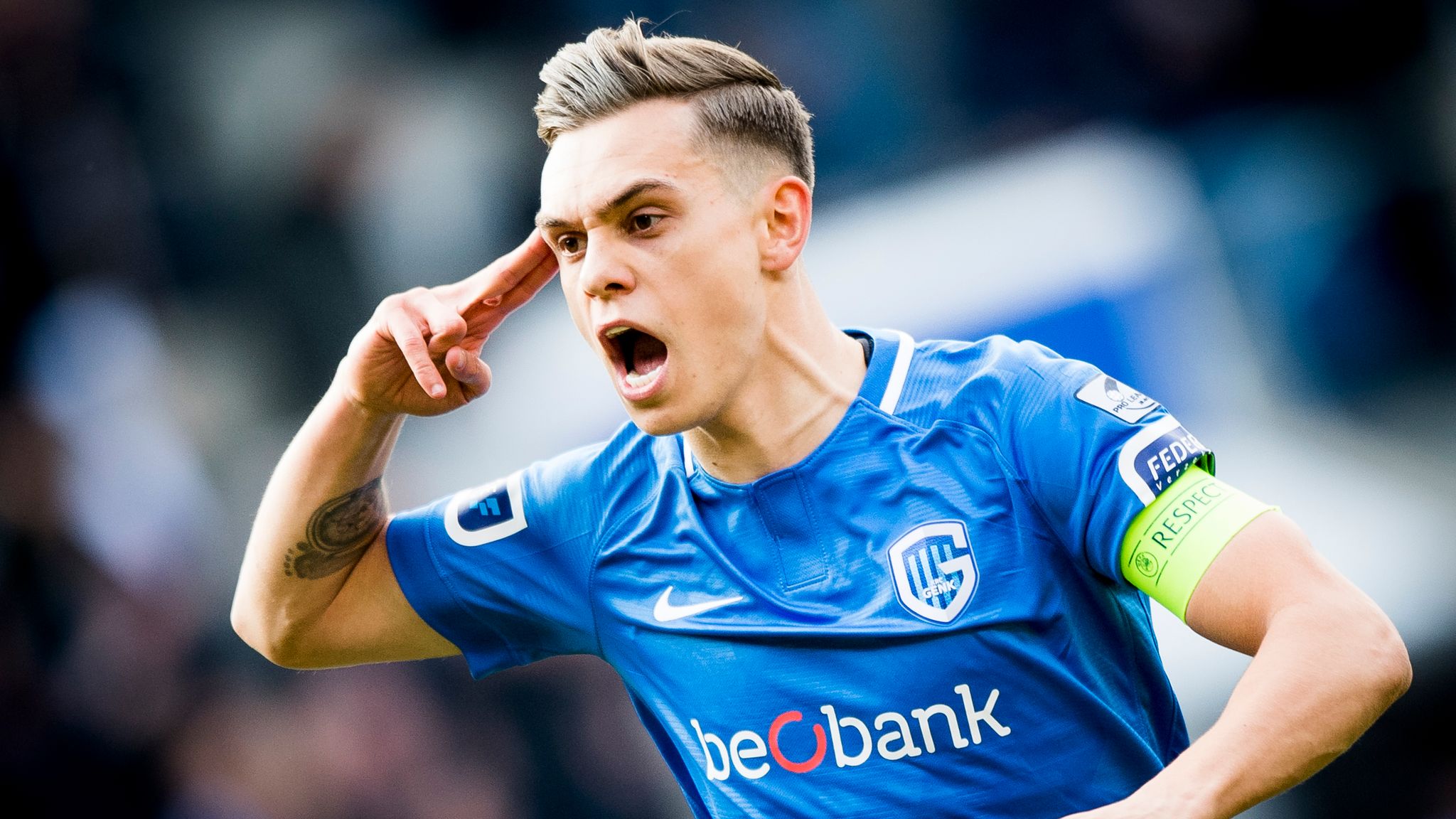 Leandro Trossard set for Brighton move after £18m fee agreed with Genk