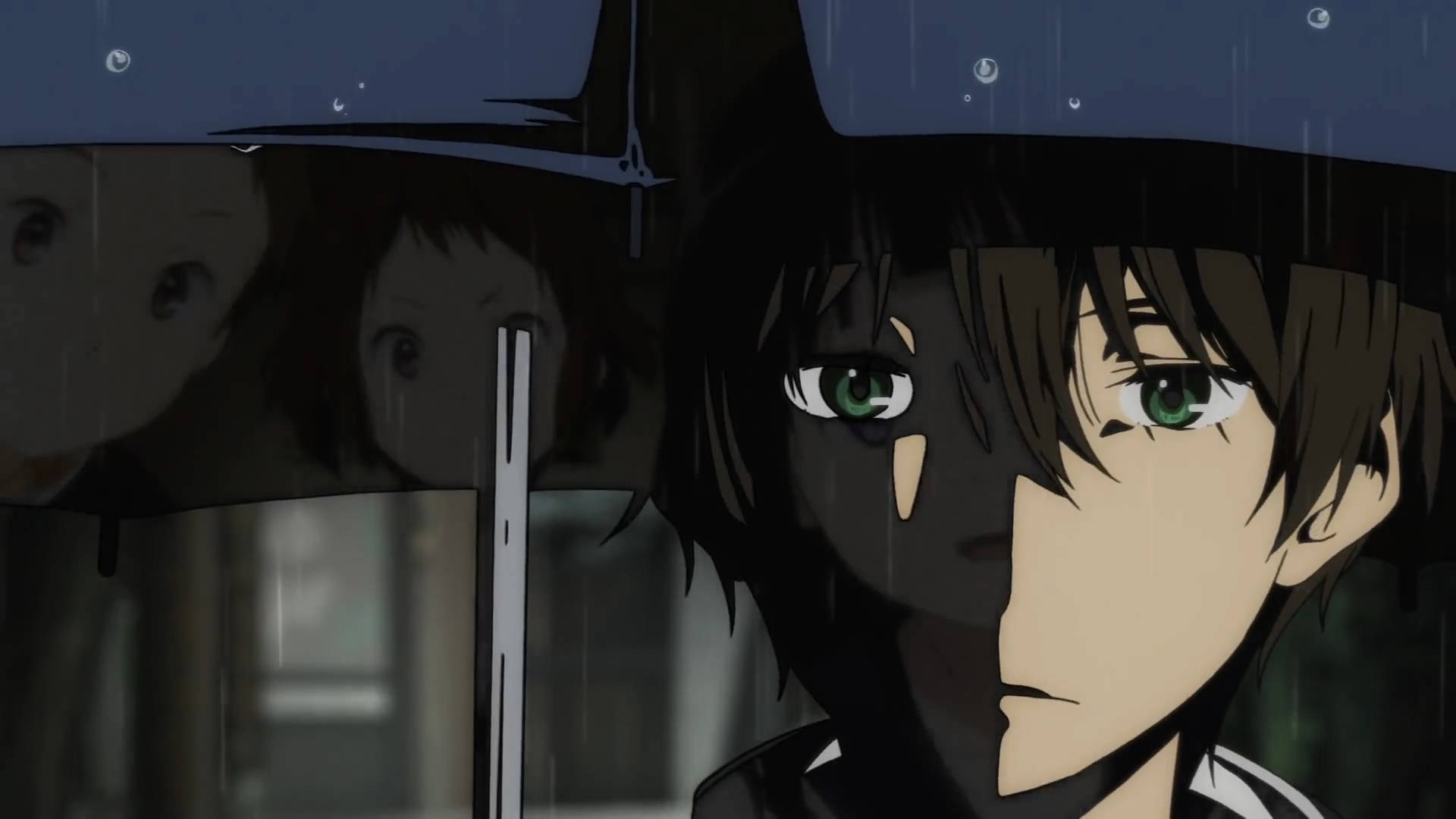 Download Oreki Houtarou Under Rain Wallpaper
