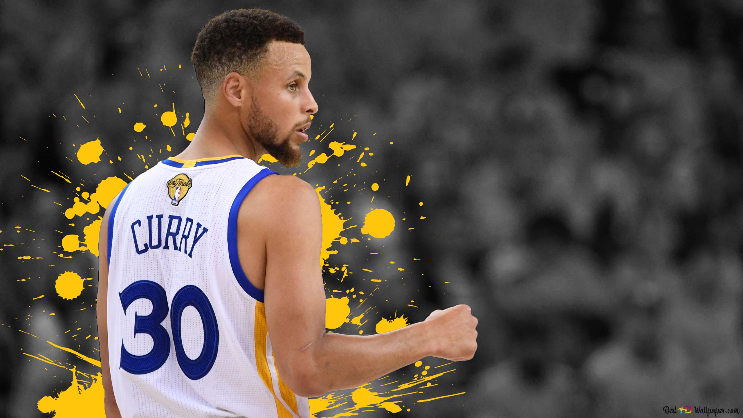 black and white background and stephen curry 2K wallpaper download