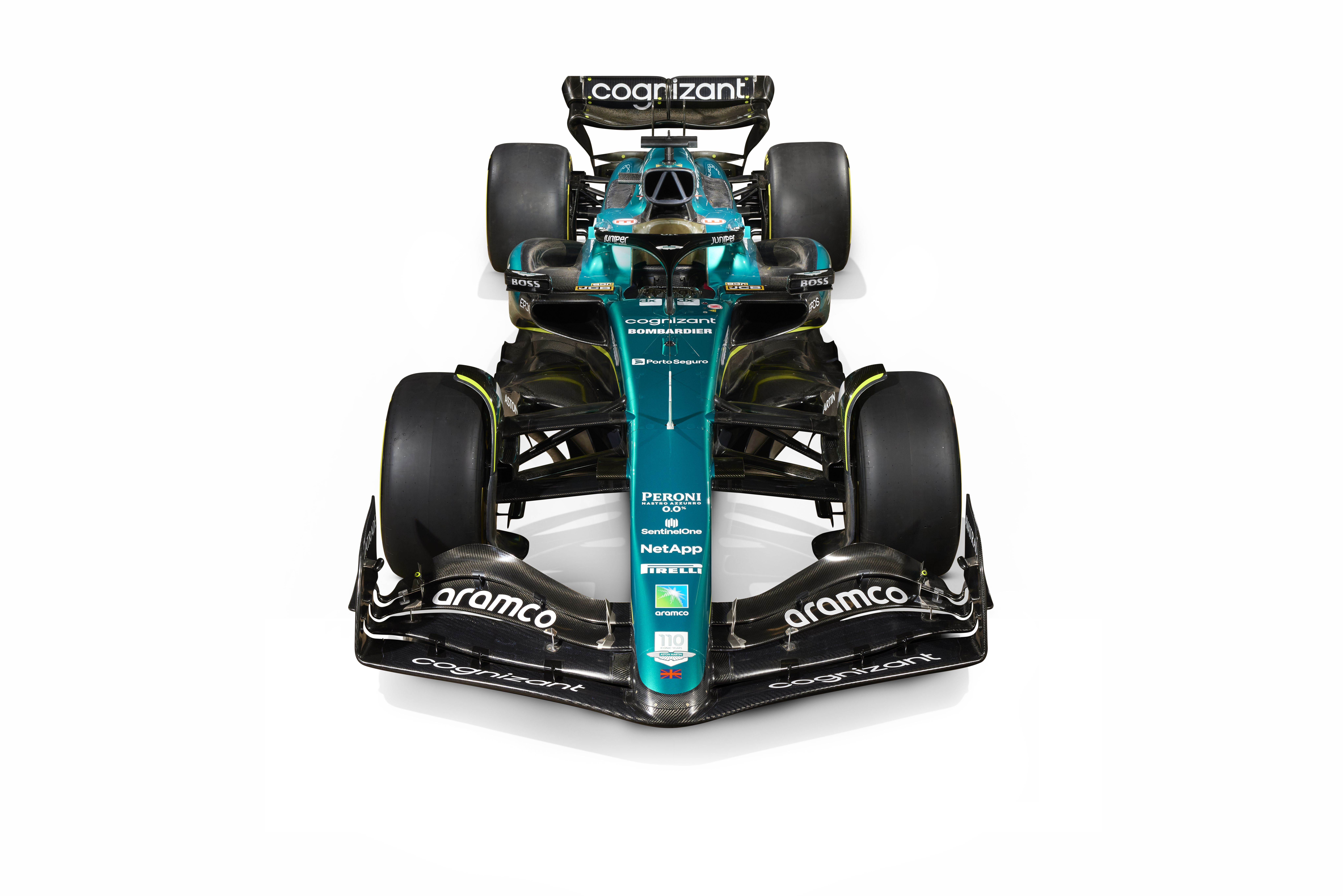 2023 Aston Martin AMR23 F1 car launch photo