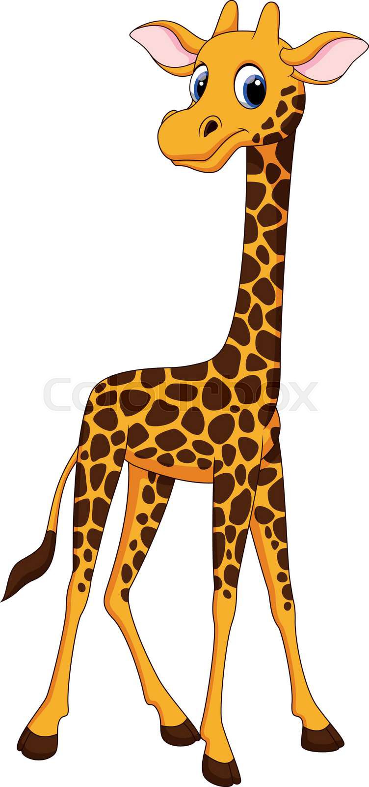 Cute giraffe cartoon