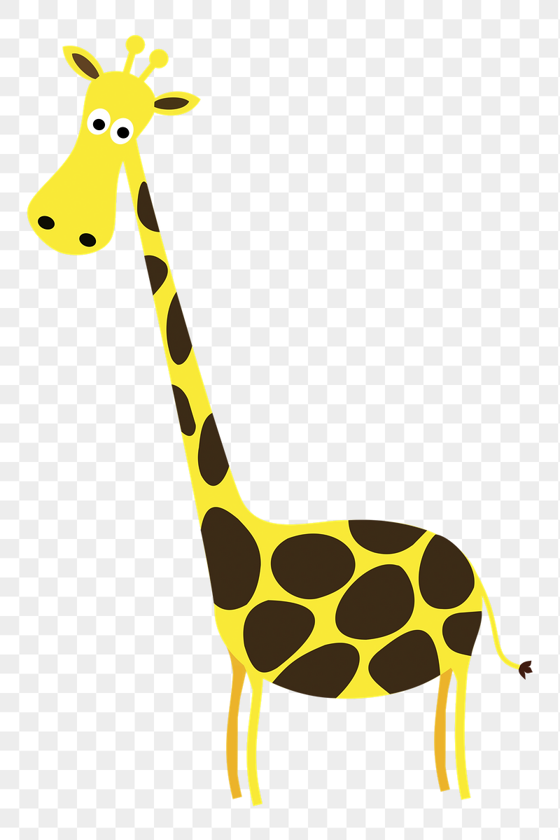 Giraffe Cartoon Image Wallpaper