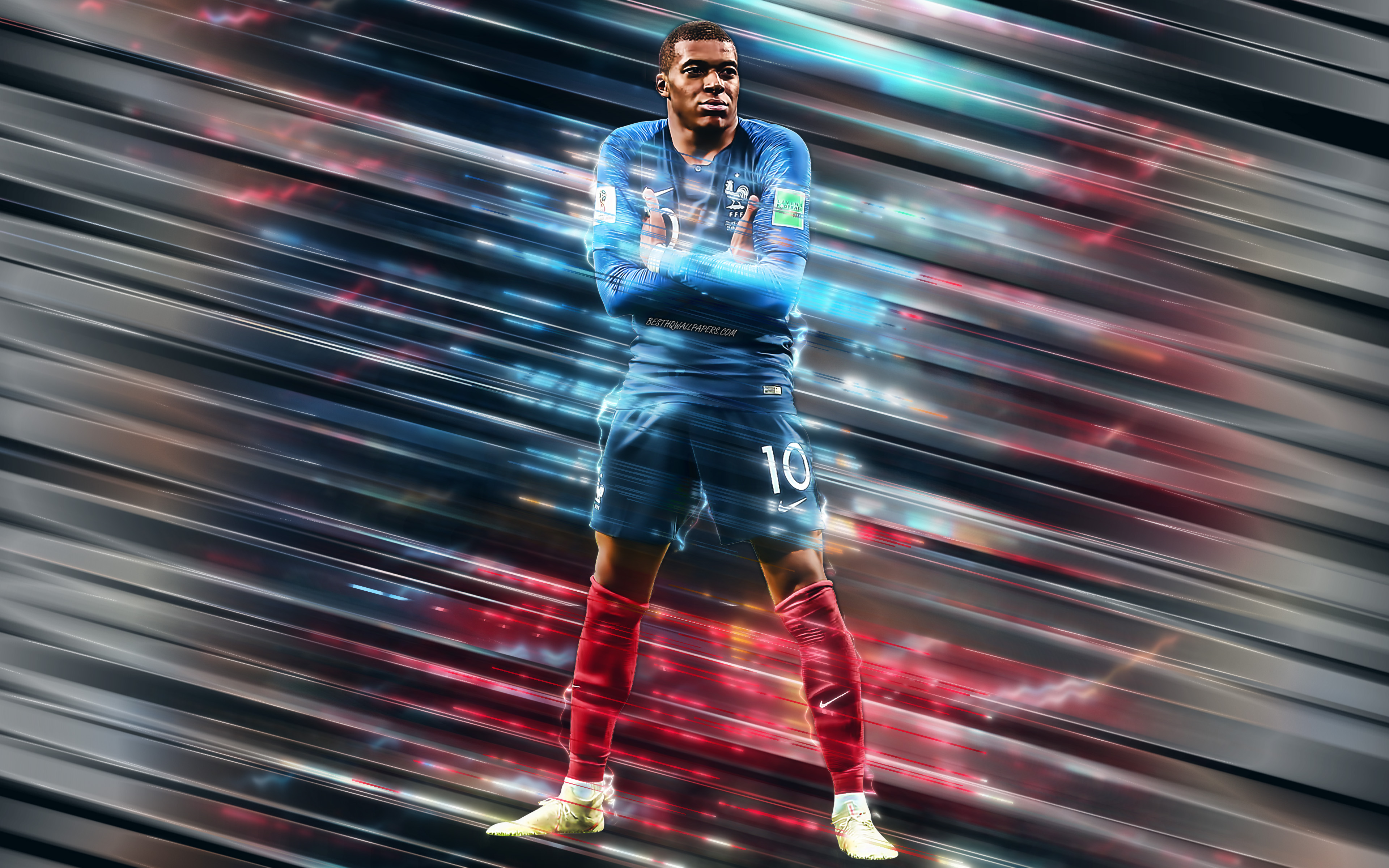 Kylian Mbappé 4k Ultra HD Wallpaper