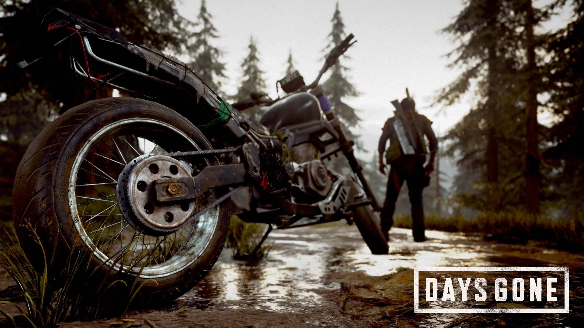 Download Days Gone Deacon And Motorcycle Wallpaper