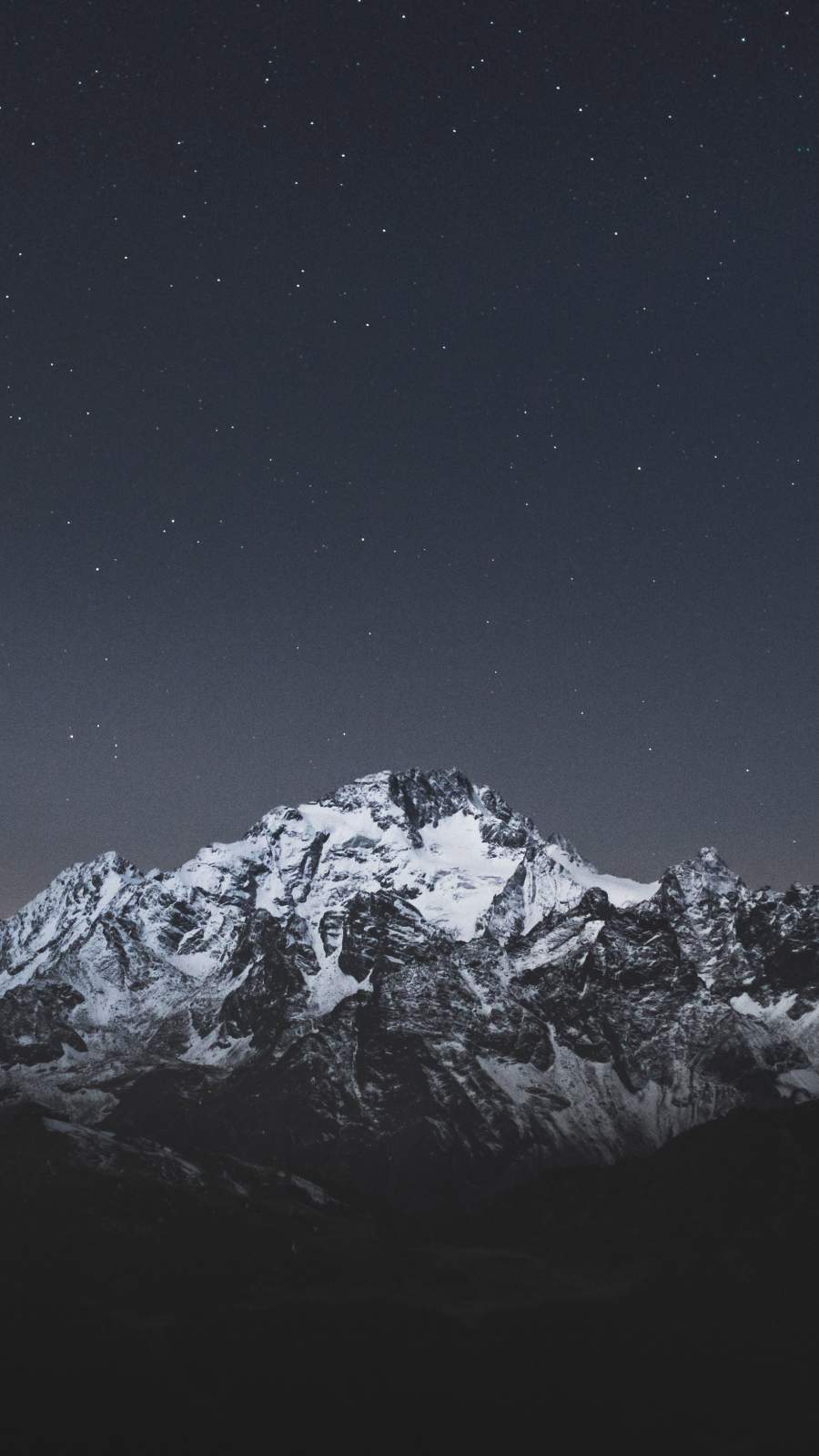 Night Snow Mountain IPhone Wallpaper Wallpaper, iPhone Wallpaper