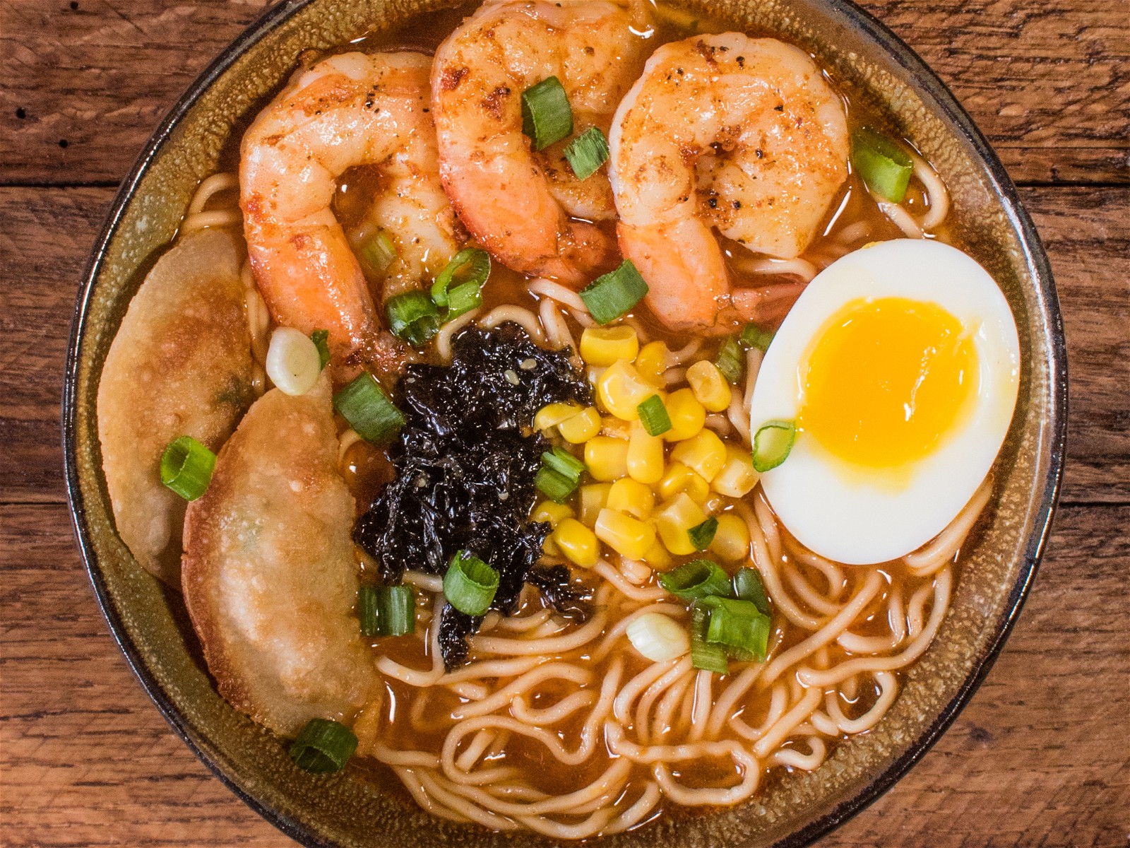 Shrimp Dumpling Kimchi Ramen