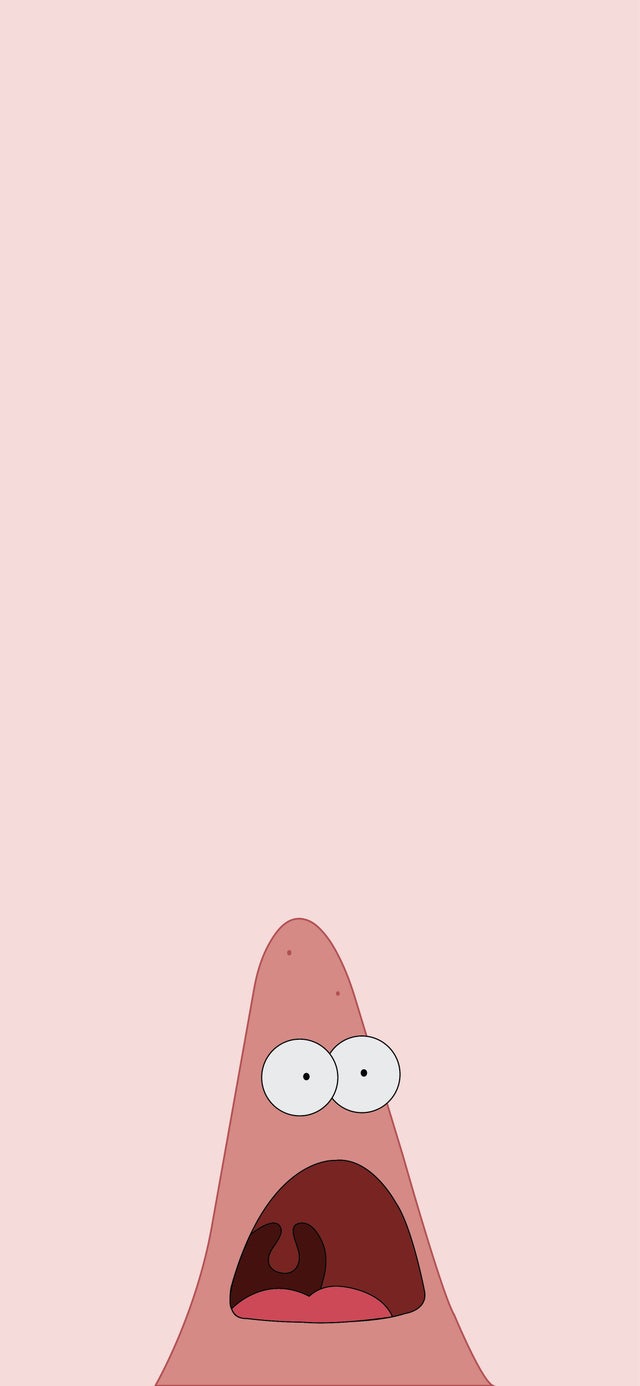 Made a Surprised Patrick Wallpaper for my lock screen. :)