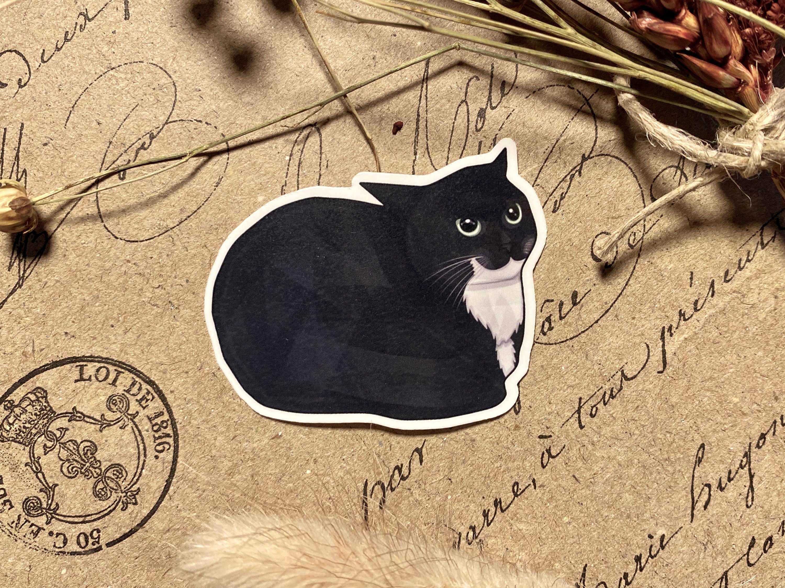 Maxwell the Low Poly Cat Meme Vinyl Sticker