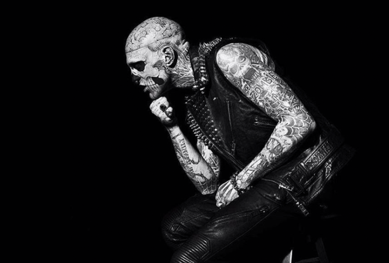 Let's Discuss Rick Genest, A.K.A. the Zombie Boy Ink Tattoos and Piercings