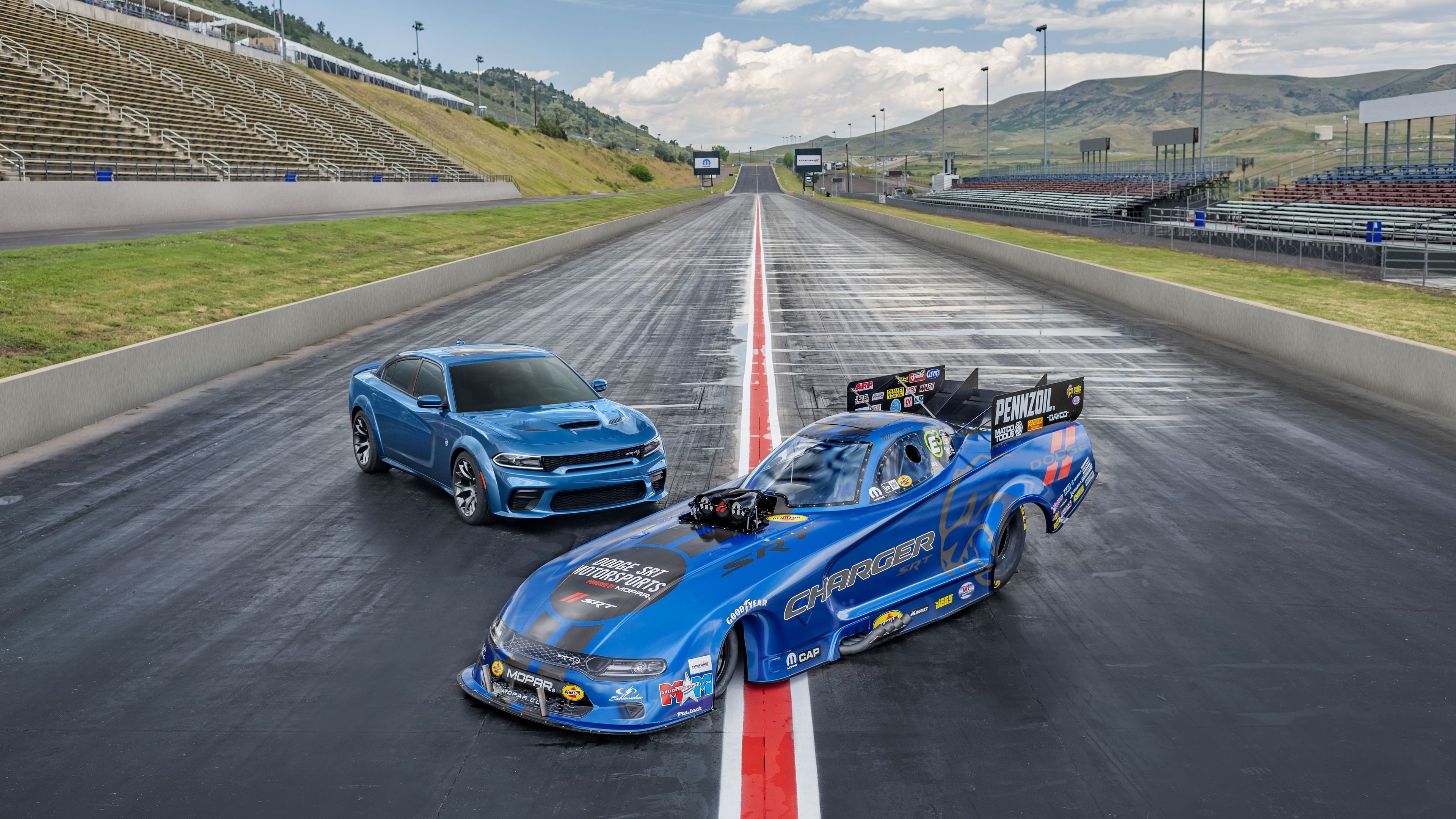 Wallpaper 4k Dodge Rolls 11000 HP Charger SRT Hellcat Widebody Wallpaper