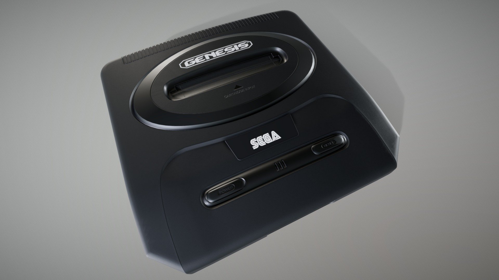 Sega Genesis Model 2 / Sega Mega Drive Free 3D model by Zerescas [d8feaa4]