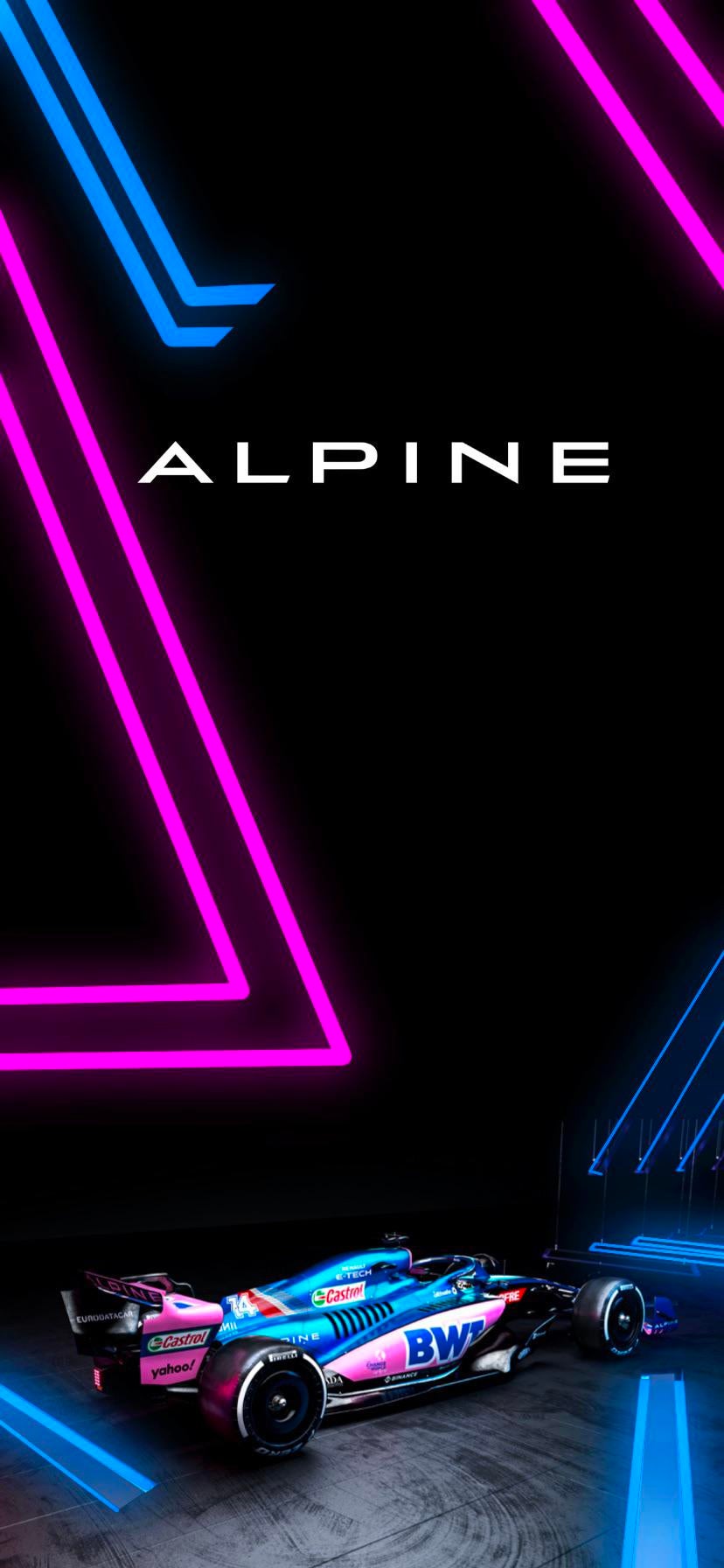 2022 Alpine Poster Wallpaper