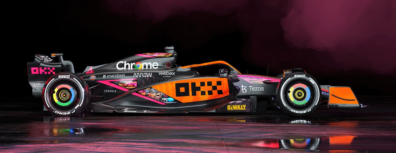 McLaren Racing Racing and OKX unveil special Future Mode livery to celebrate the return to Asia