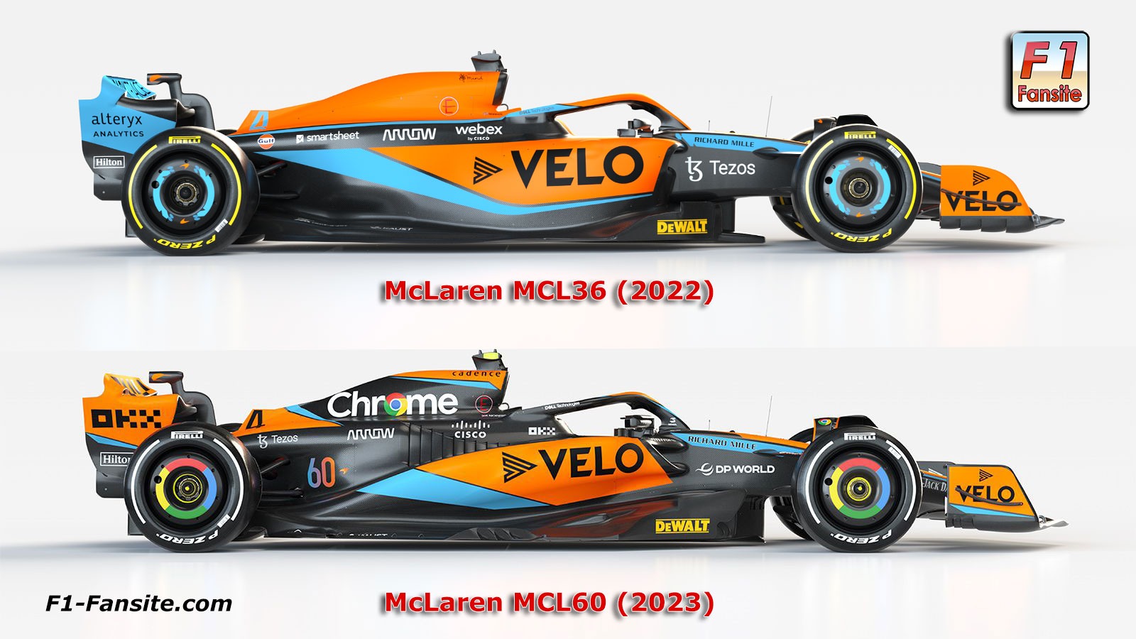 2023 McLaren MCL60 F1 car launch photo