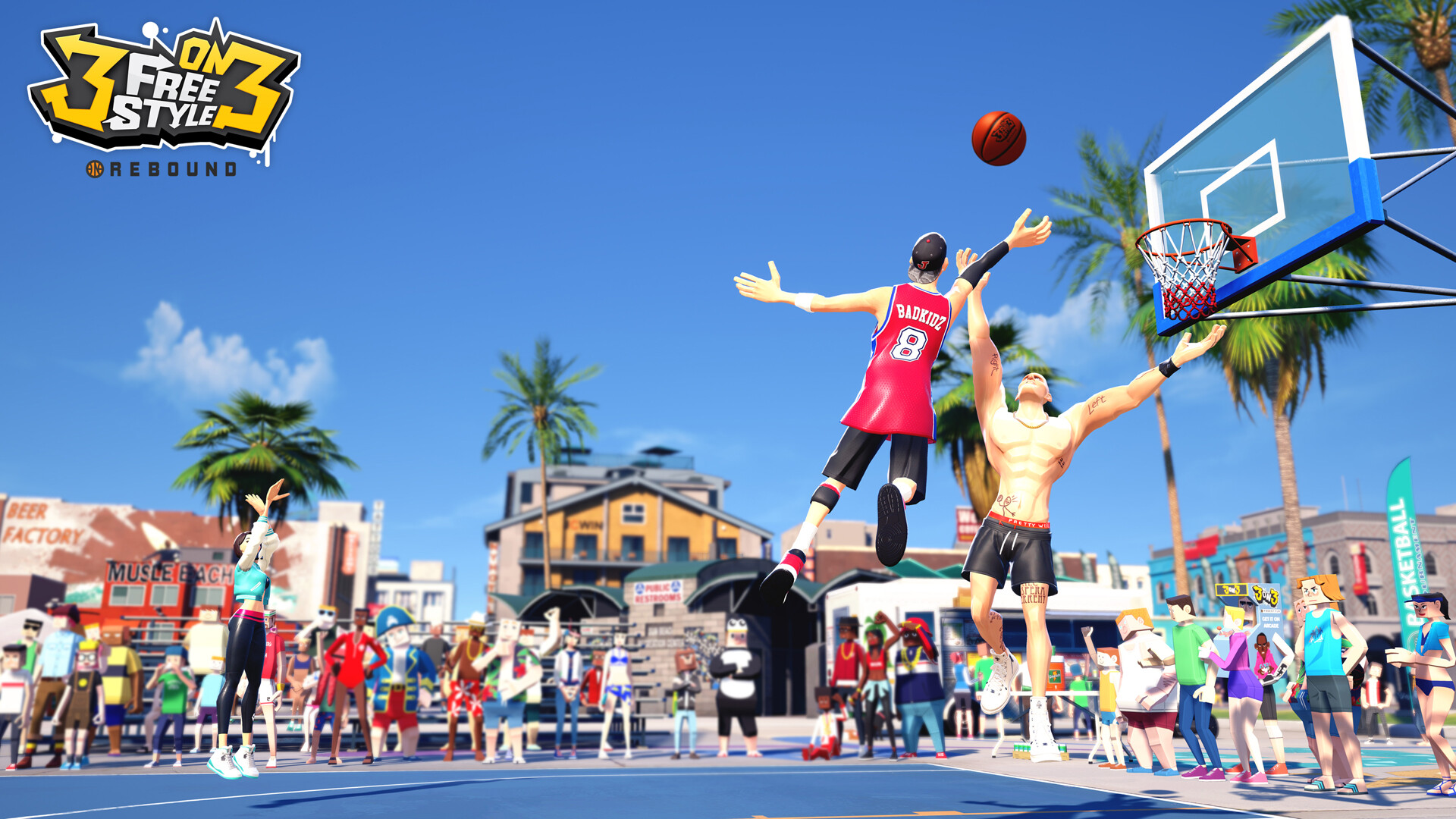 3on3 Artwork Flow Map / 3on3 Rebound(Steam)