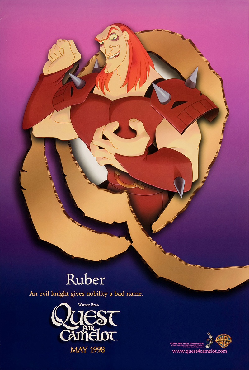 Quest For Camelot 1998 Original Movie Poster #FFF 05024