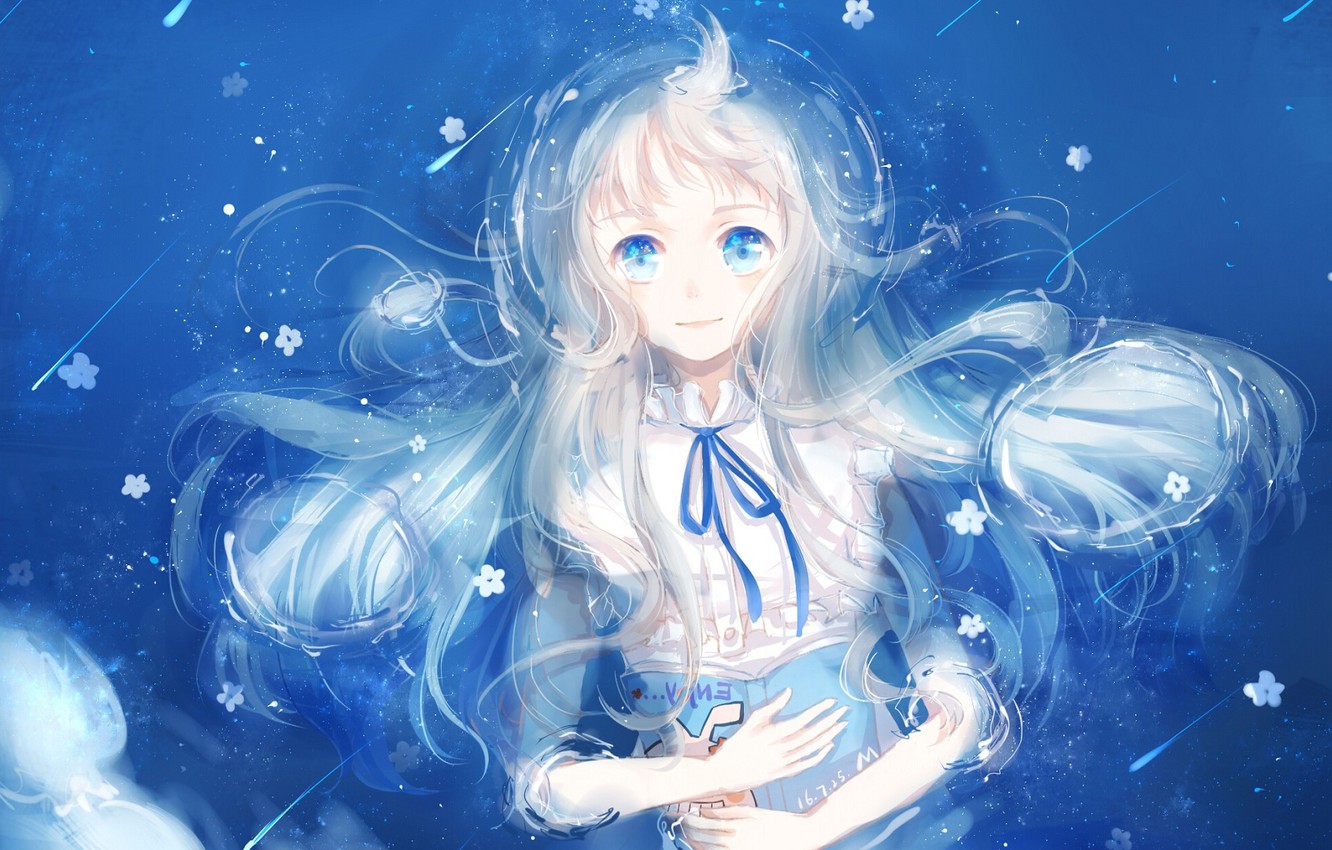 Wallpaper water, girl, Unprecedented Flower, Meiko Honma image for desktop, section сёдзё